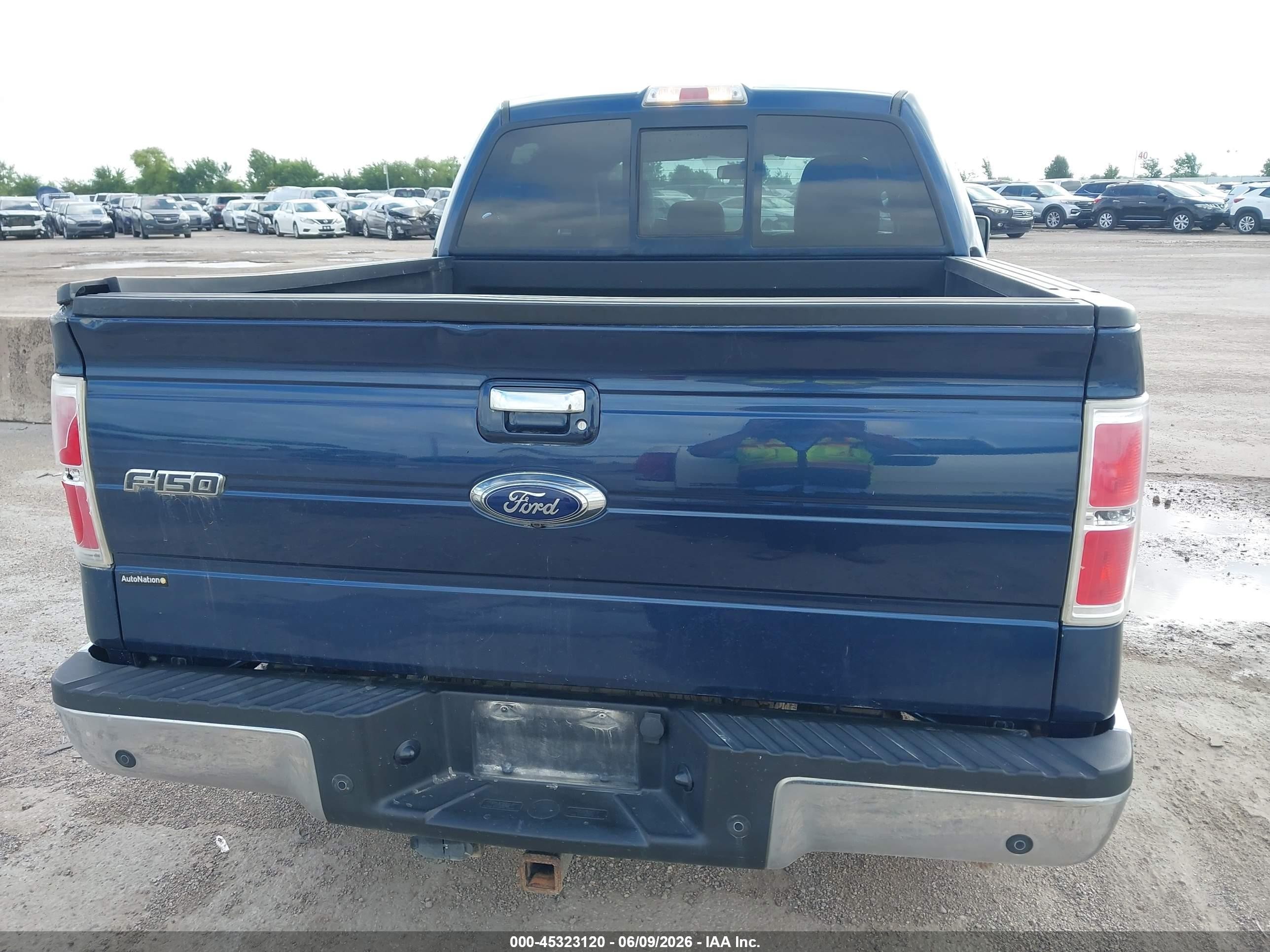 2013 Ford F-150 Lariat Blue vin: 1FTFW1ET3DFC56573