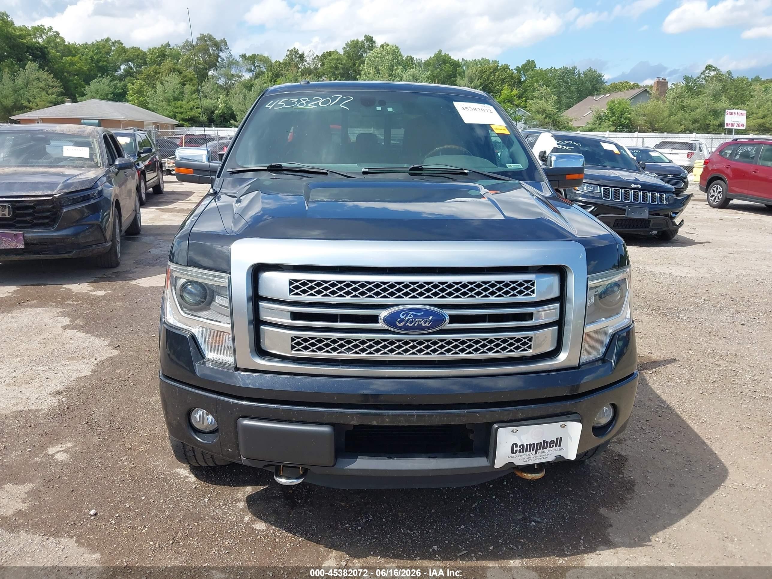 2013 Ford F-150 Platinum Black vin: 1FTFW1ET3DFC64141