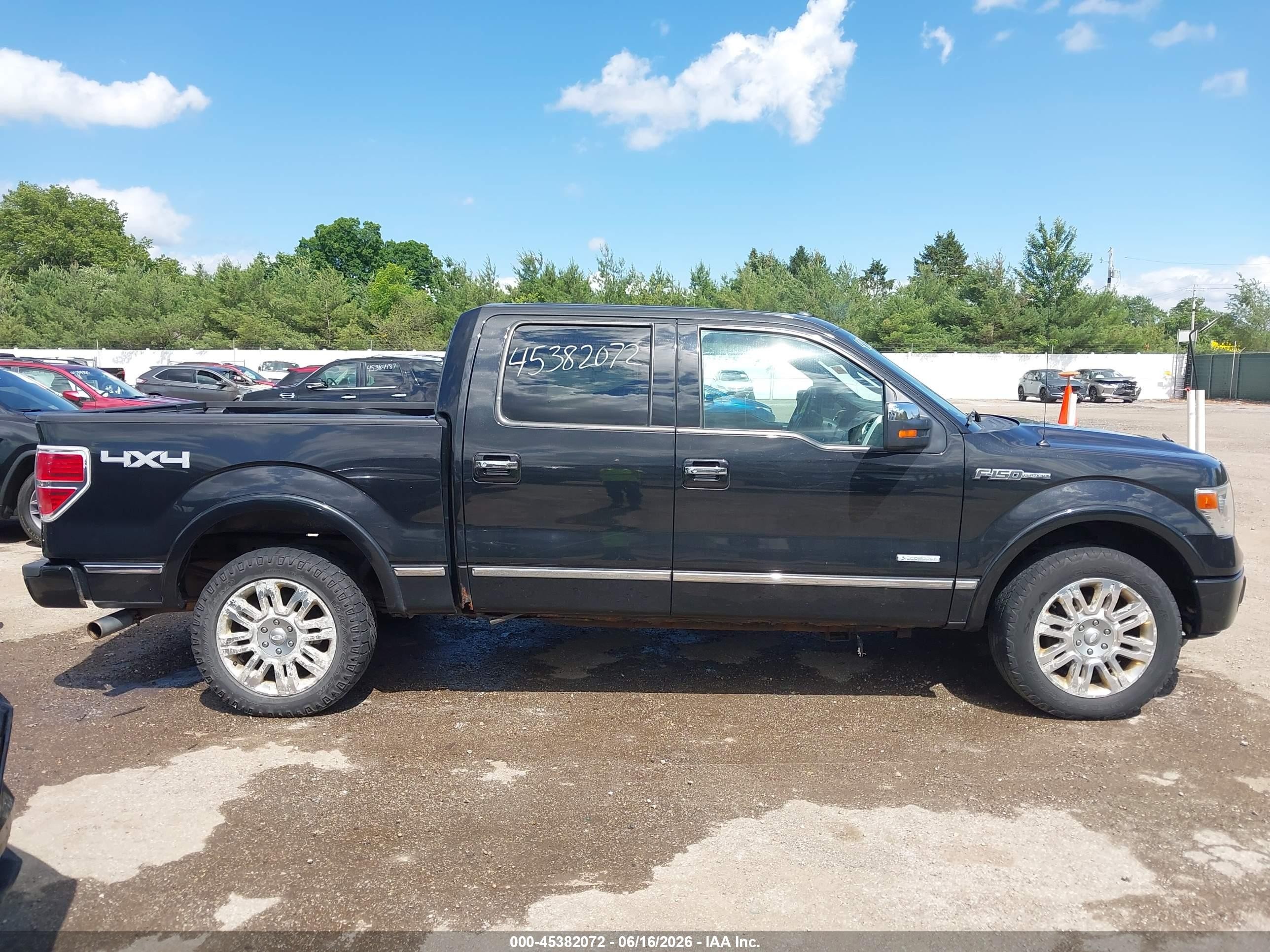 2013 Ford F-150 Platinum Black vin: 1FTFW1ET3DFC64141