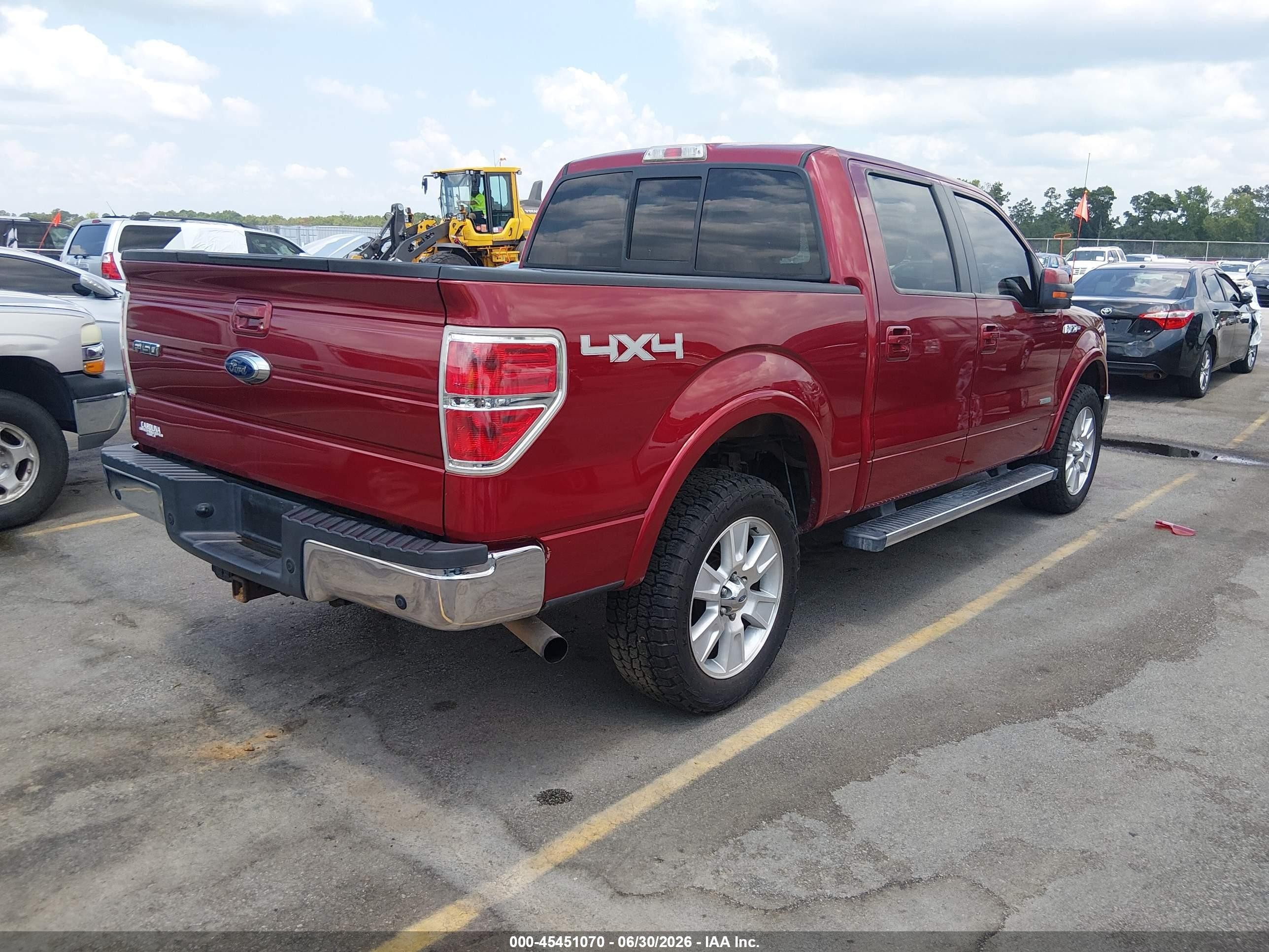 2013 Ford F-150 Fx4/king Ranch/lariat/limited/platinum/xl/xlt Красный vin: 1FTFW1ET3DFD52705