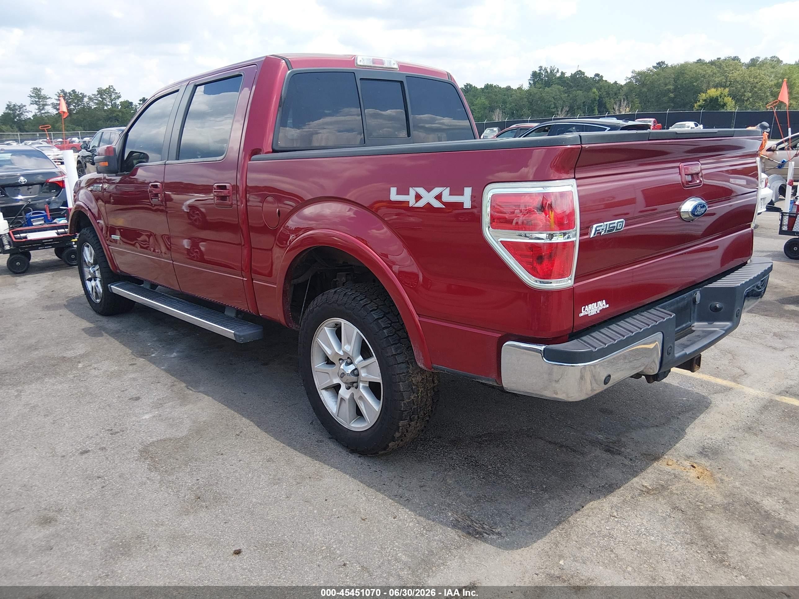 2013 Ford F-150 Fx4/king Ranch/lariat/limited/platinum/xl/xlt Красный vin: 1FTFW1ET3DFD52705