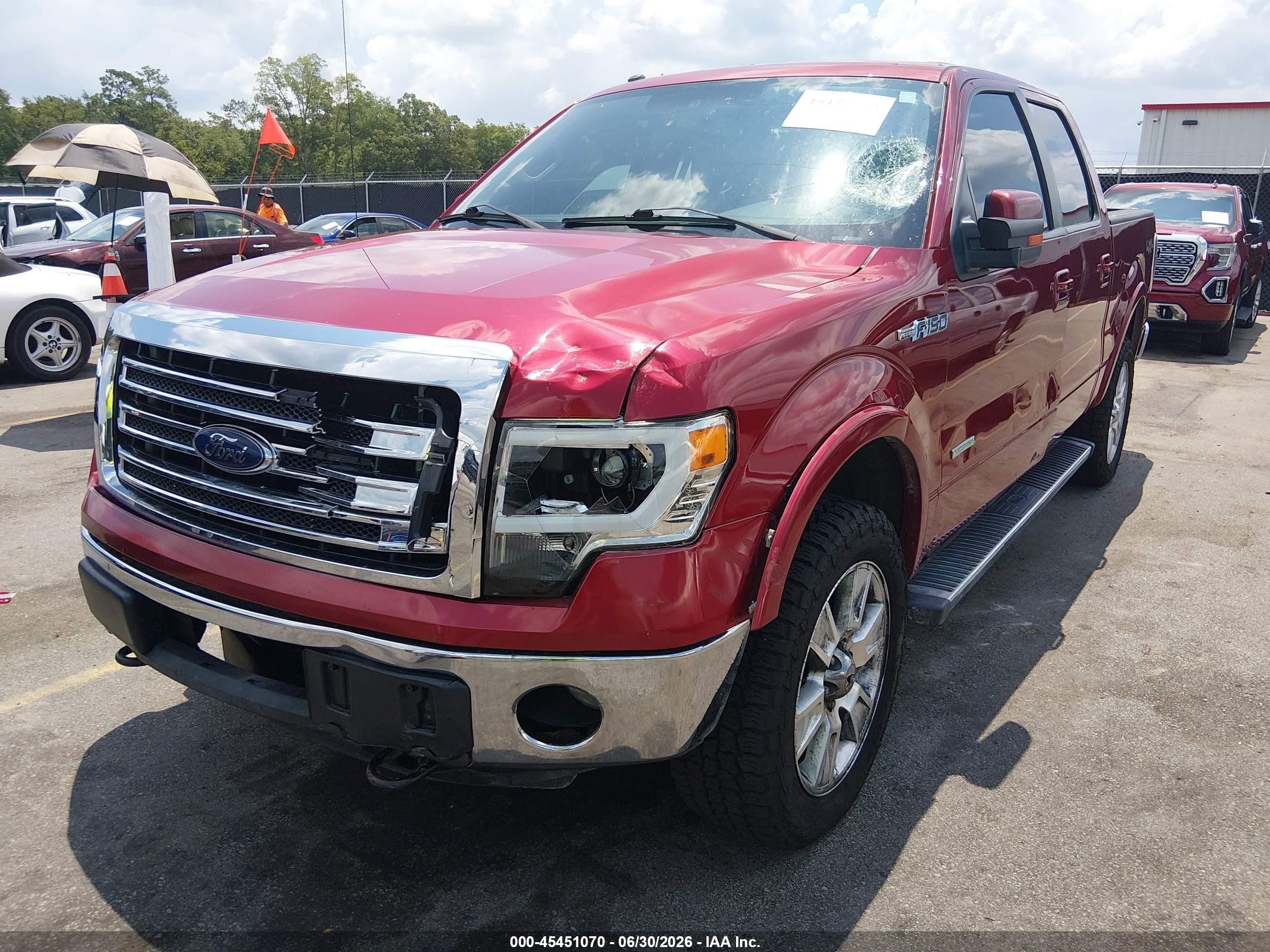 2013 Ford F-150 Fx4/king Ranch/lariat/limited/platinum/xl/xlt Красный vin: 1FTFW1ET3DFD52705