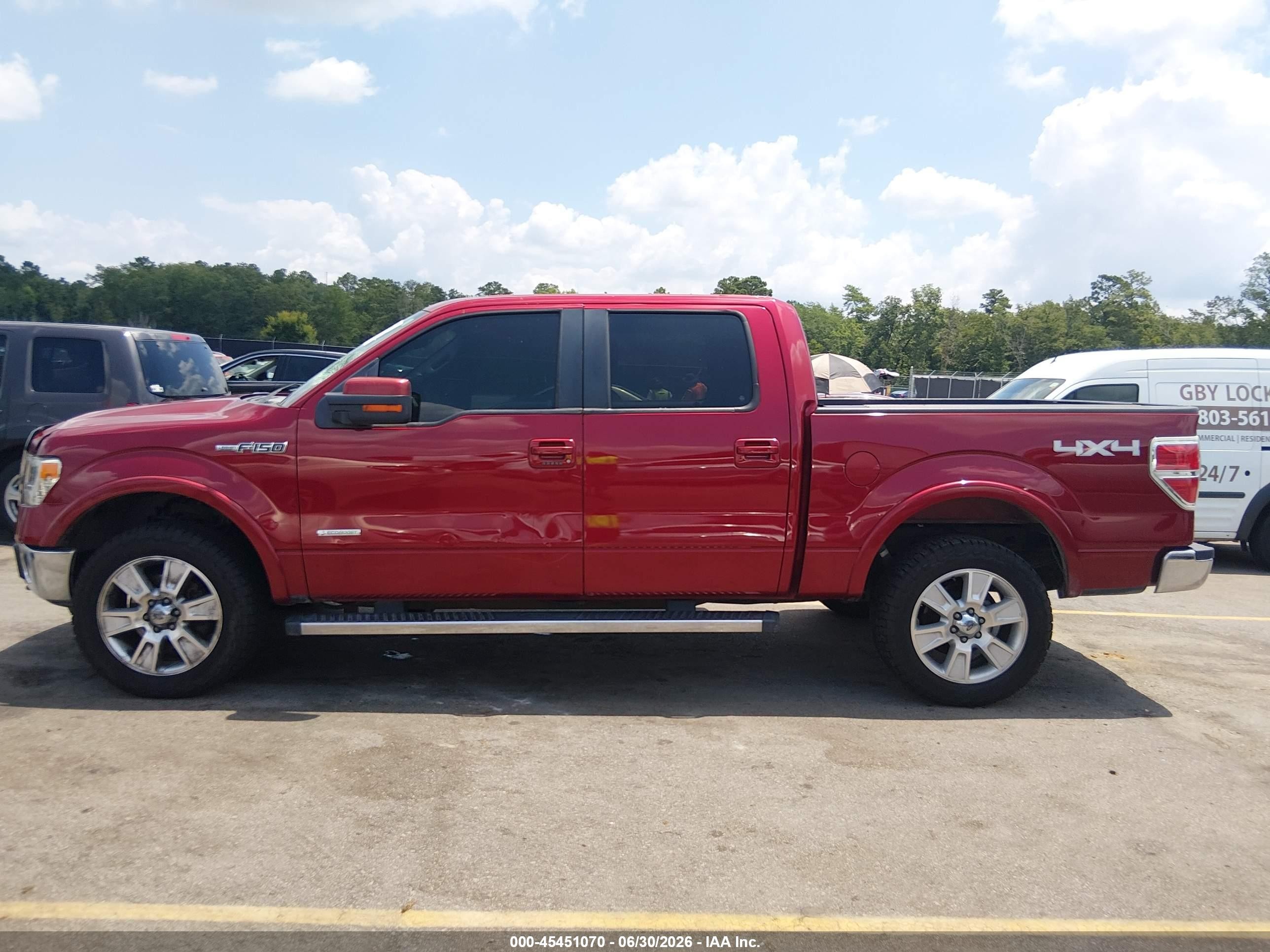 2013 Ford F-150 Fx4/king Ranch/lariat/limited/platinum/xl/xlt Красный vin: 1FTFW1ET3DFD52705