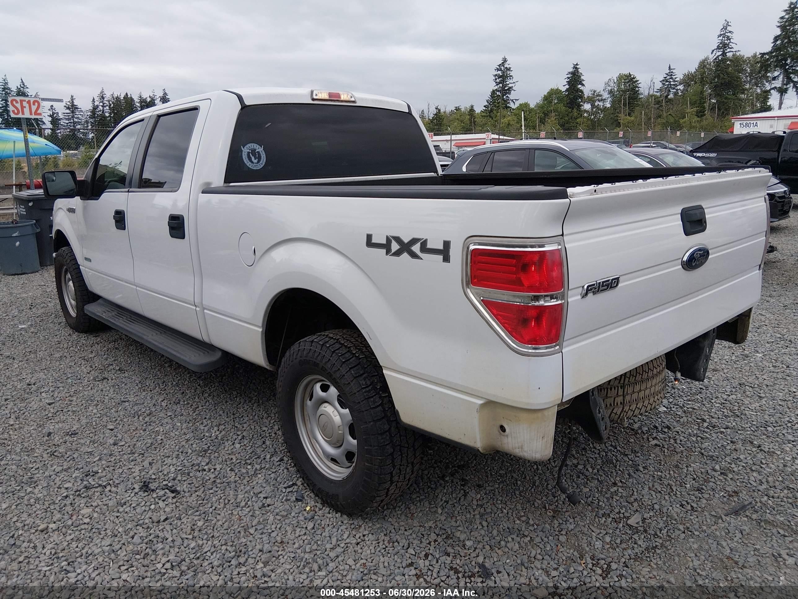 2013 Ford F-150 Xl White vin: 1FTFW1ET3DFD85039