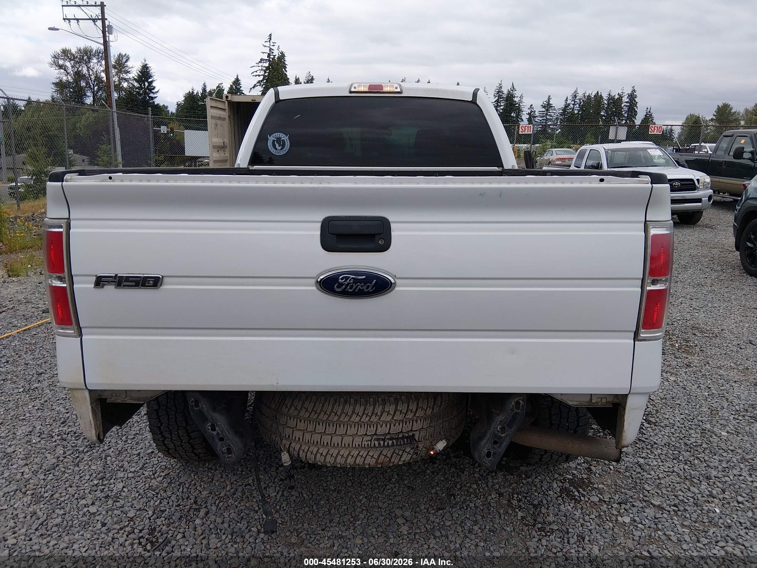 2013 Ford F-150 Xl White vin: 1FTFW1ET3DFD85039