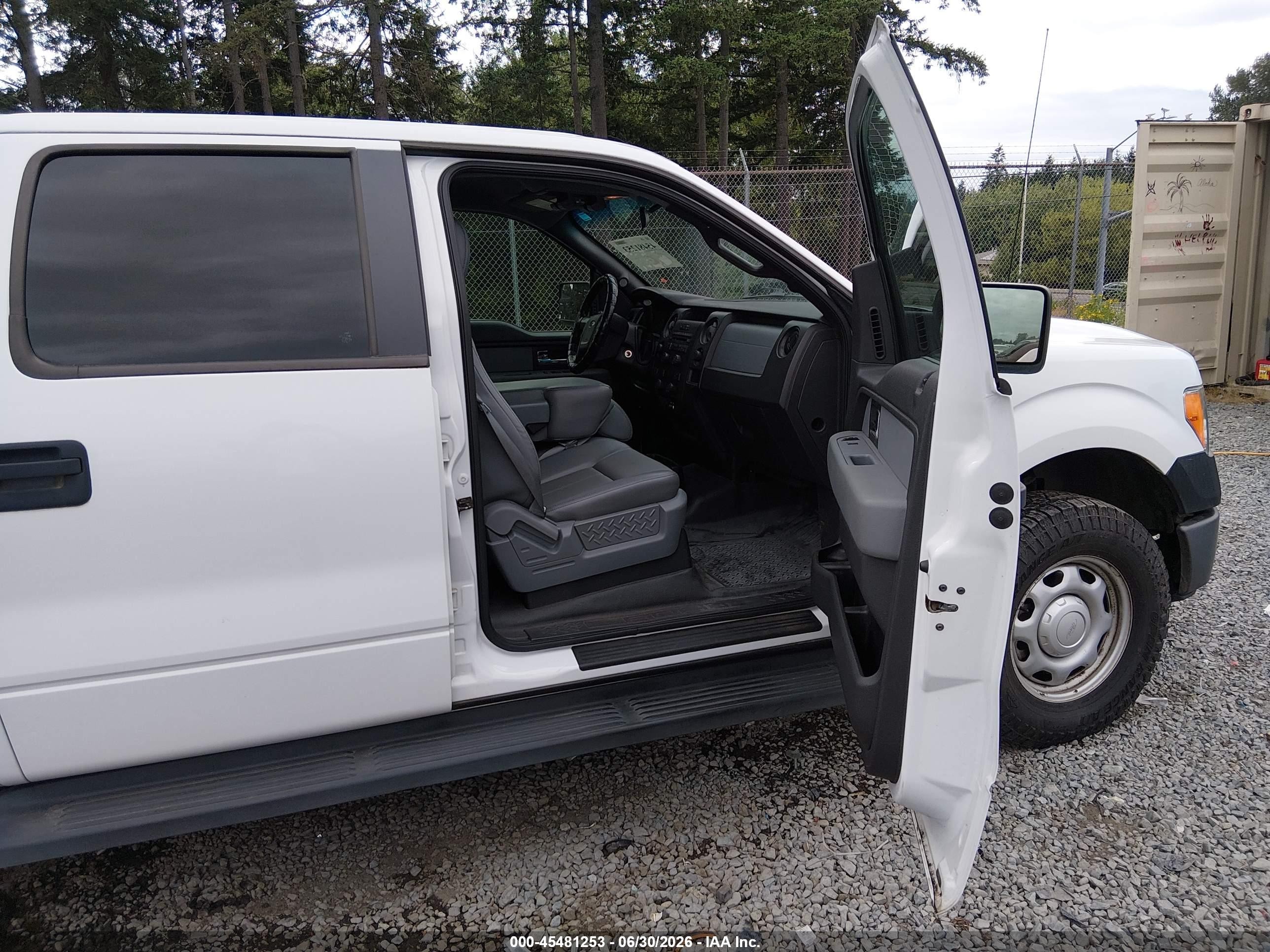 2013 Ford F-150 Xl White vin: 1FTFW1ET3DFD85039