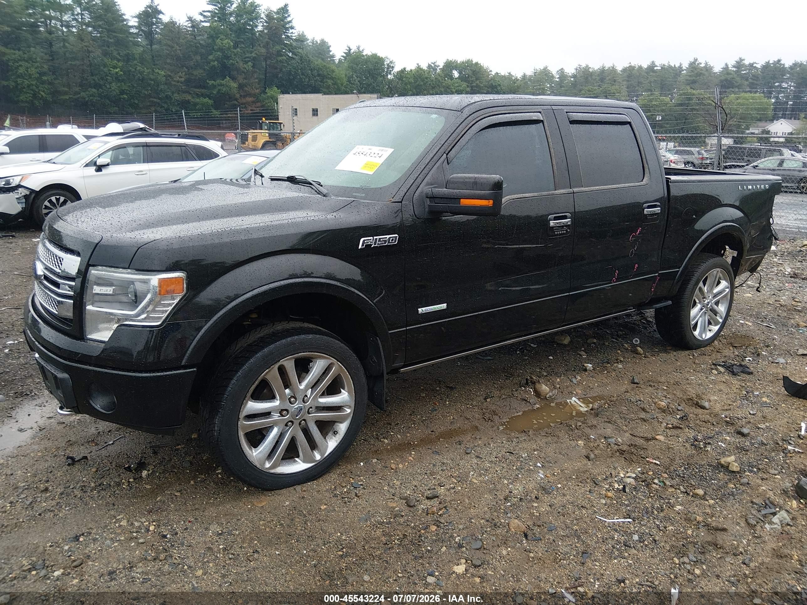 2013 Ford F-150 Limited Black vin: 1FTFW1ET3DFD87793