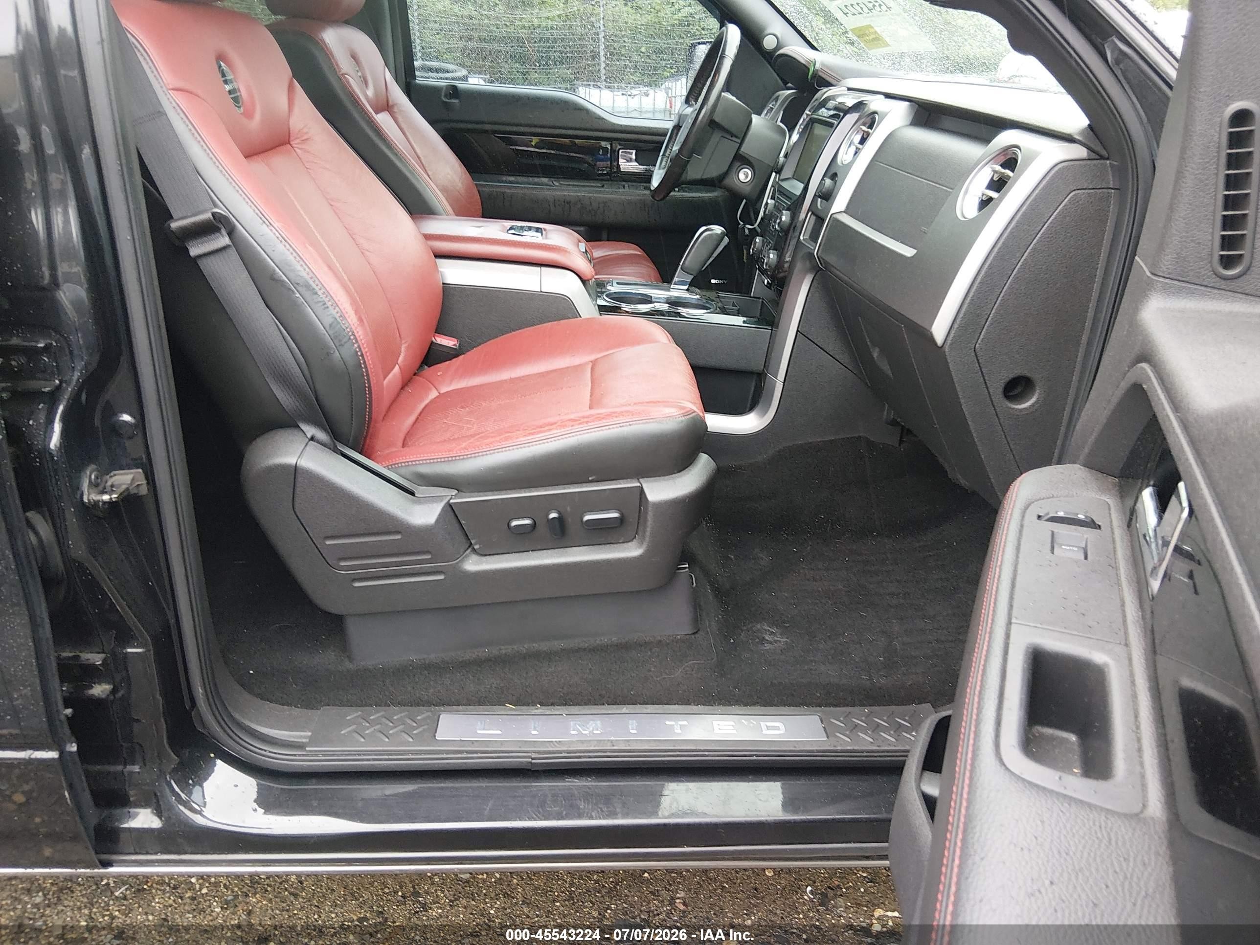 2013 Ford F-150 Limited Black vin: 1FTFW1ET3DFD87793