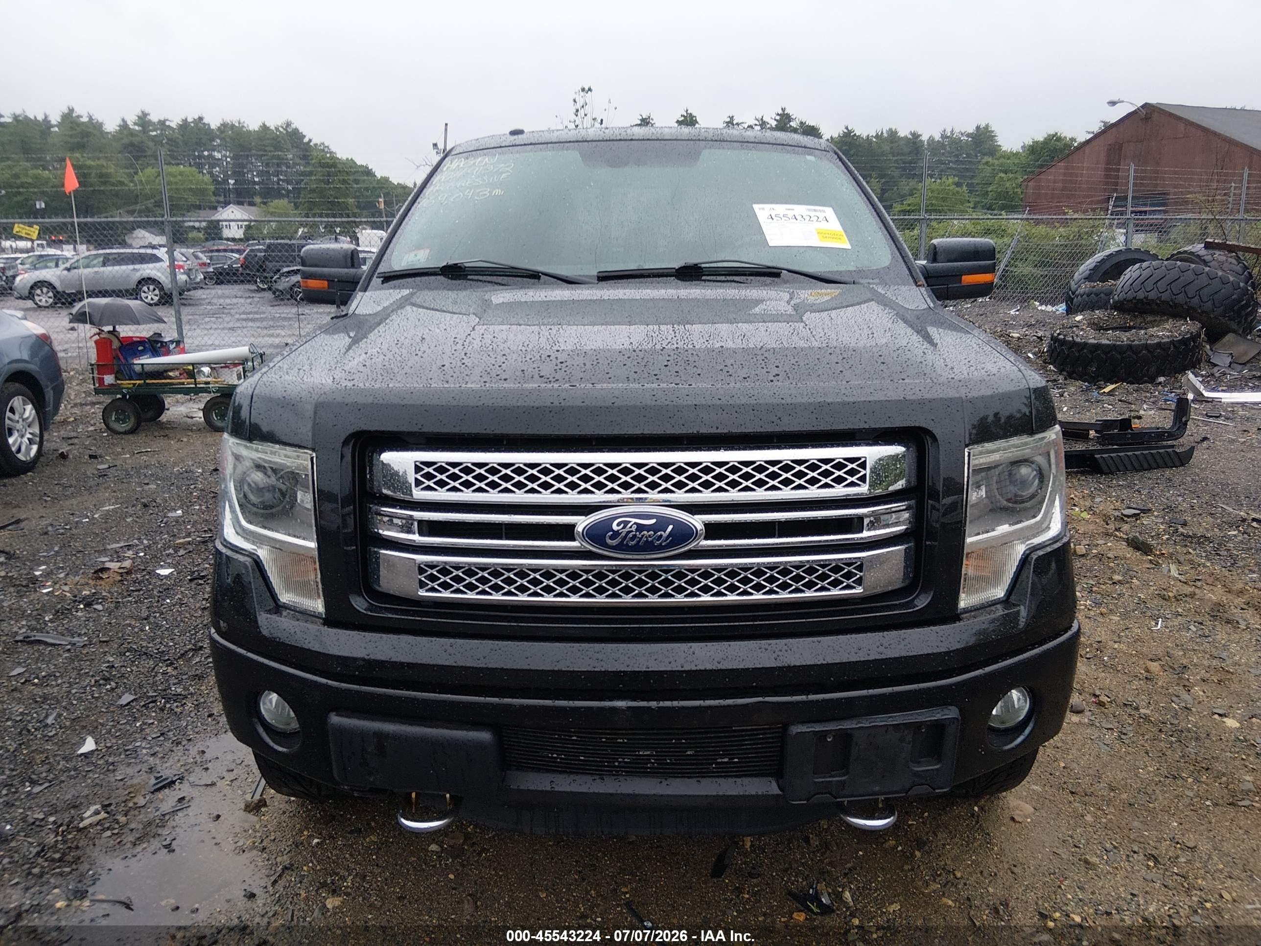 2013 Ford F-150 Limited Black vin: 1FTFW1ET3DFD87793