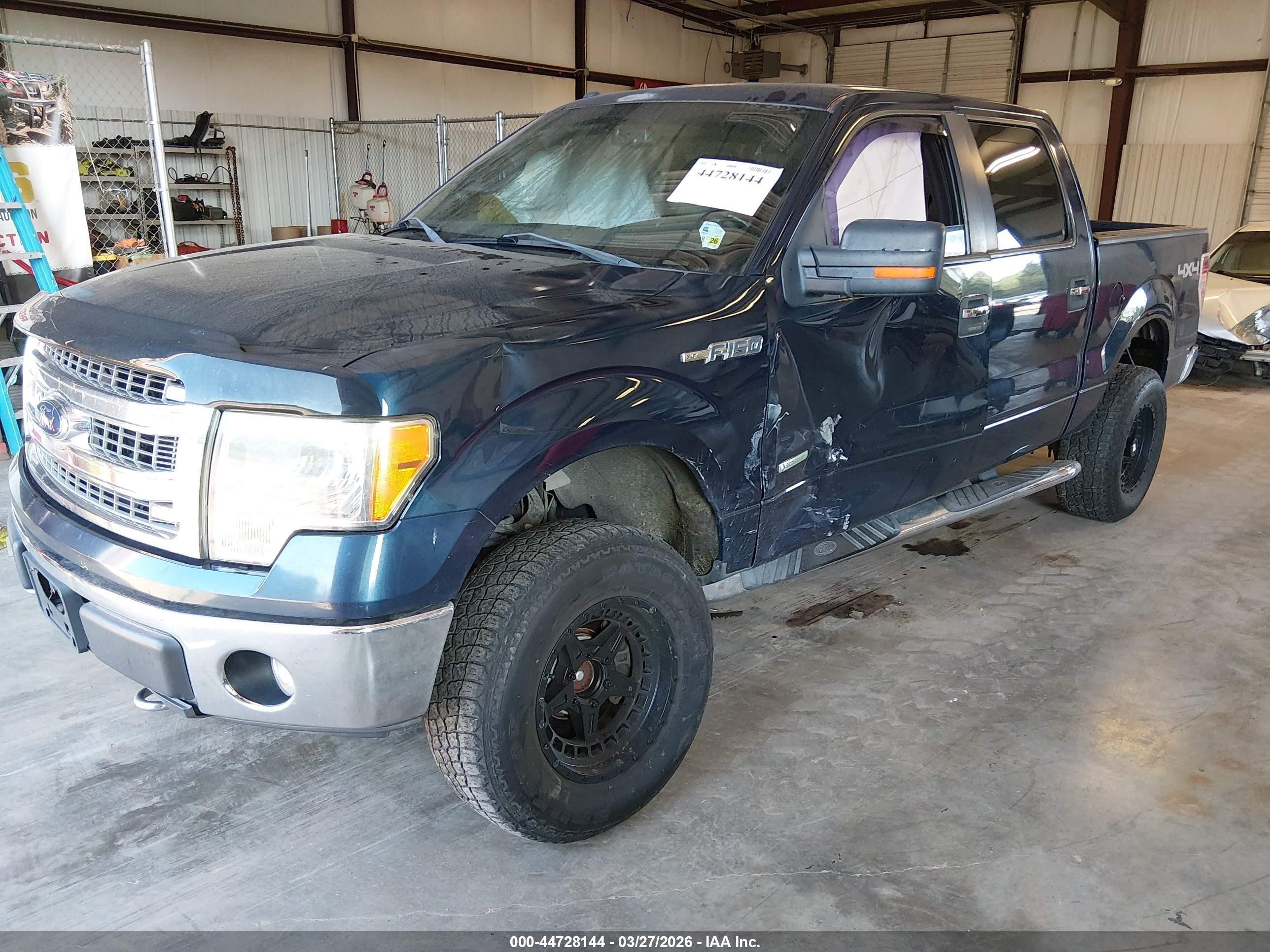 2013 Ford F-150 Xlt Blue vin: 1FTFW1ET3DKD02829