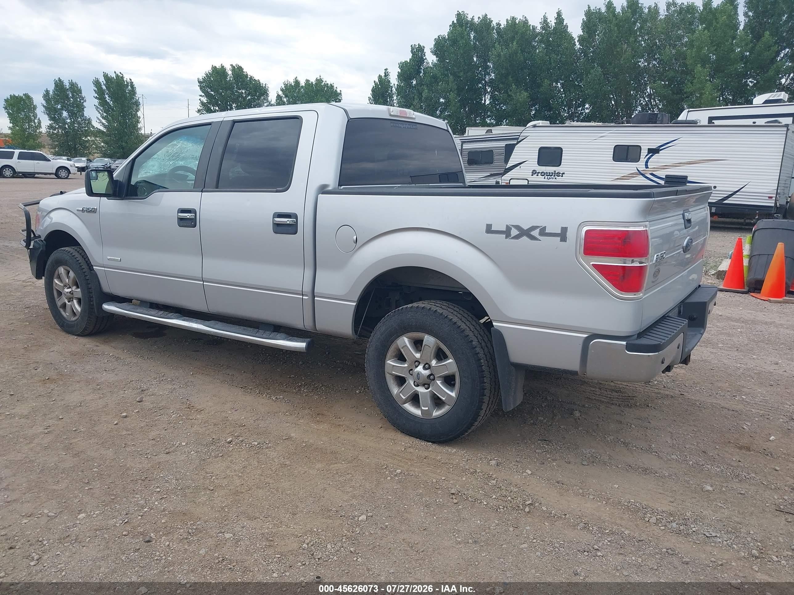 2013 Ford F-150 Xlt Silver vin: 1FTFW1ET3DKD37225