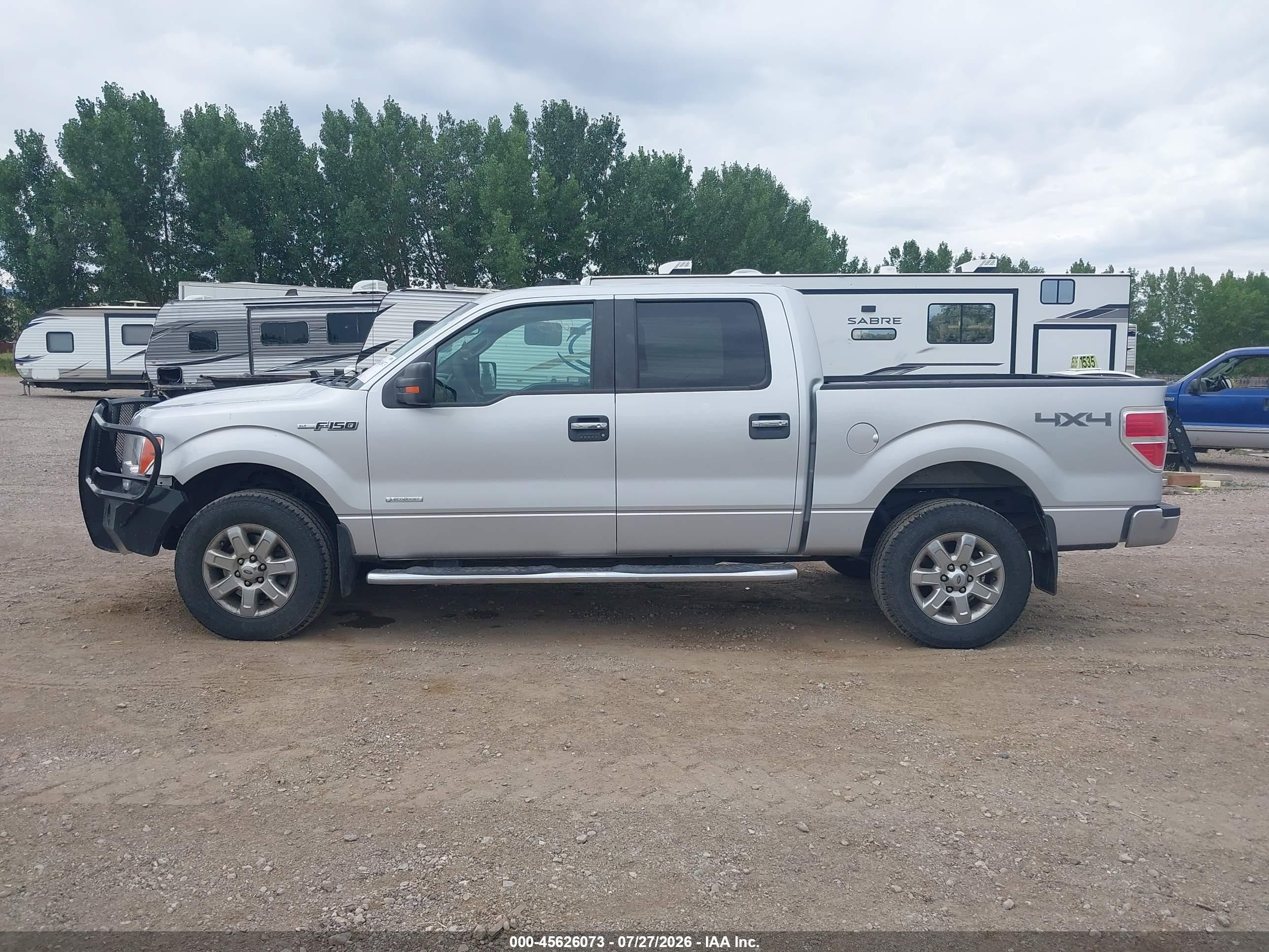 2013 Ford F-150 Xlt Silver vin: 1FTFW1ET3DKD37225