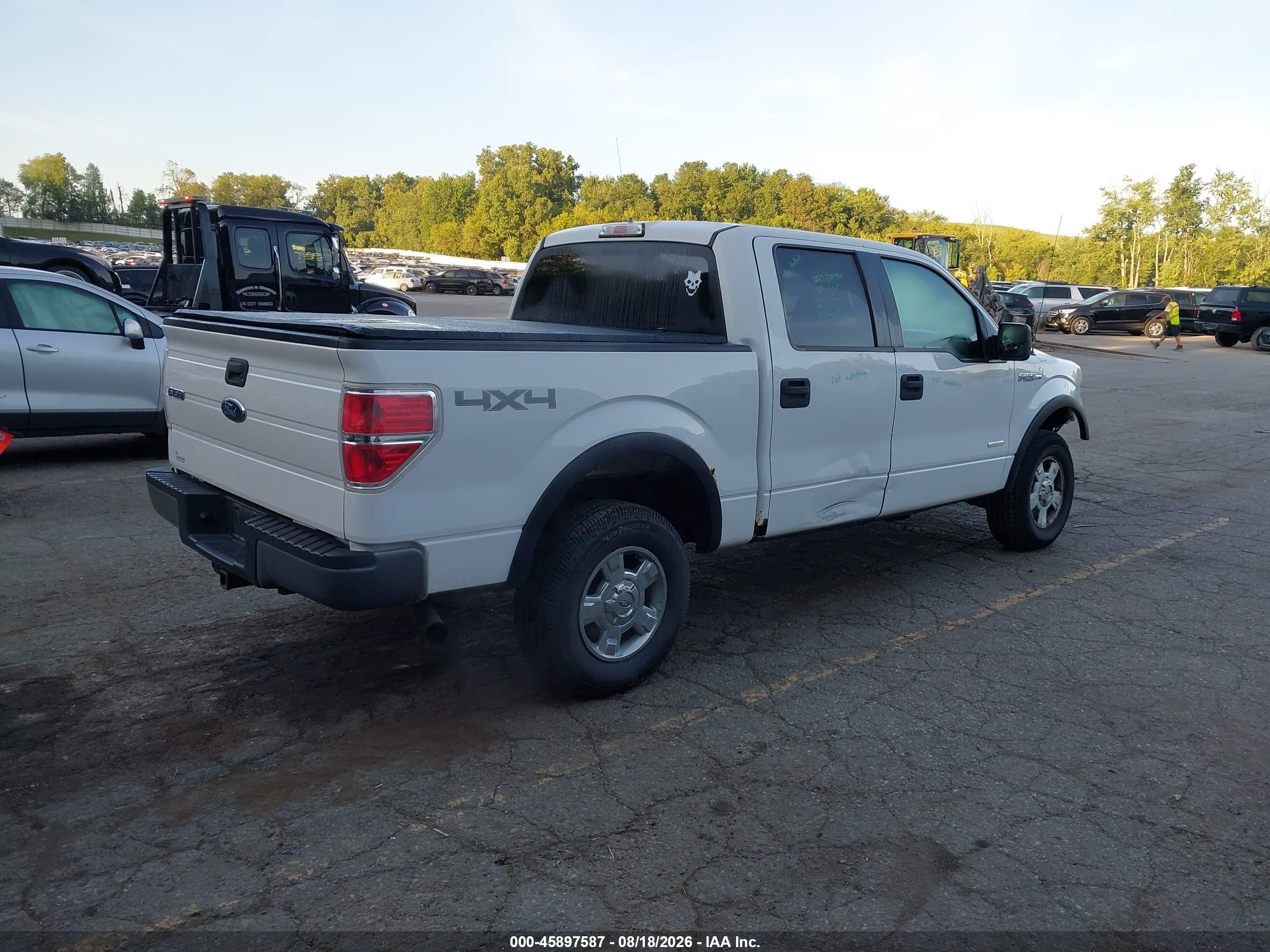 2013 Ford F-150 Xl White vin: 1FTFW1ET3DKD66319