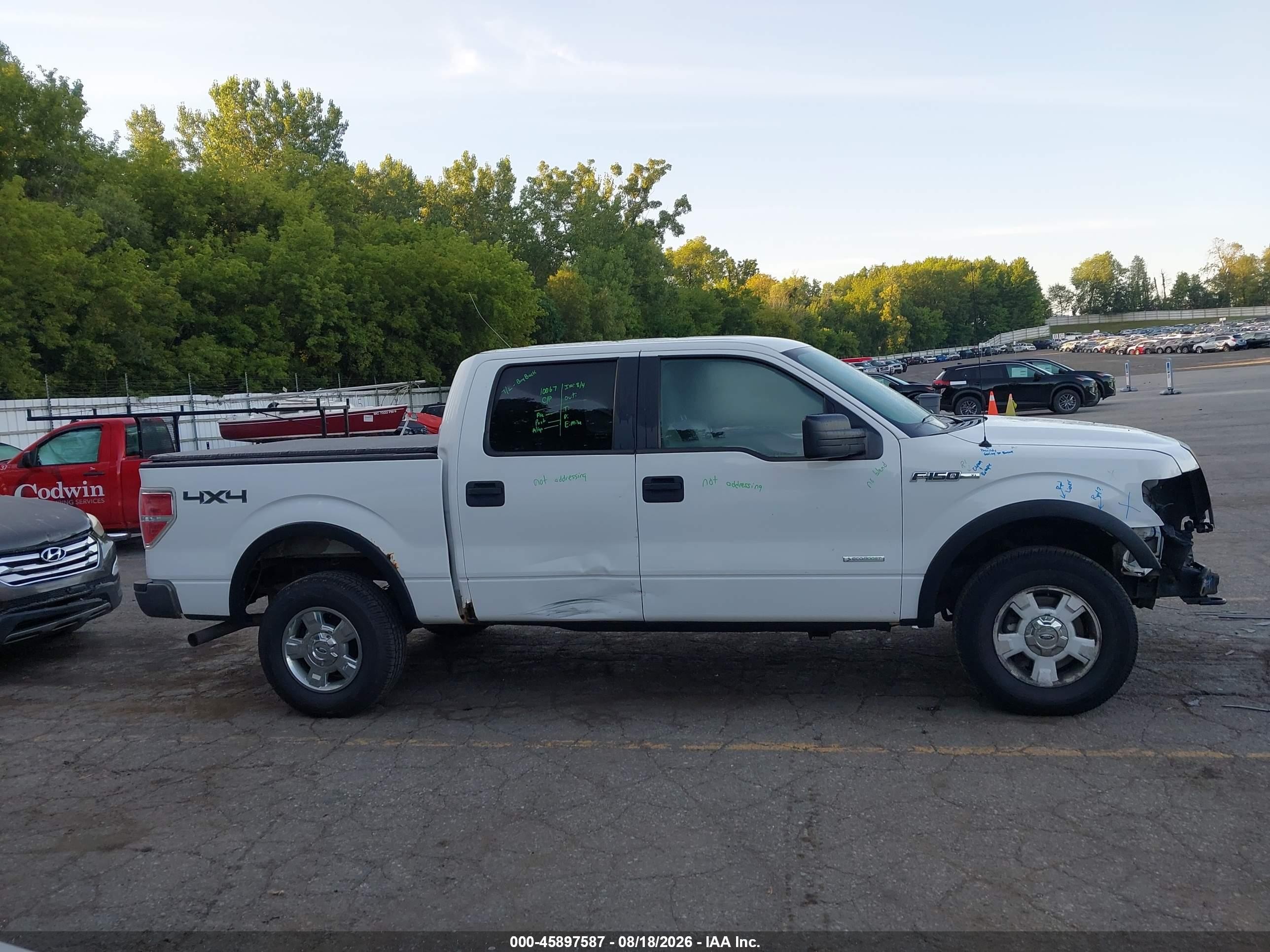 2013 Ford F-150 Xl White vin: 1FTFW1ET3DKD66319
