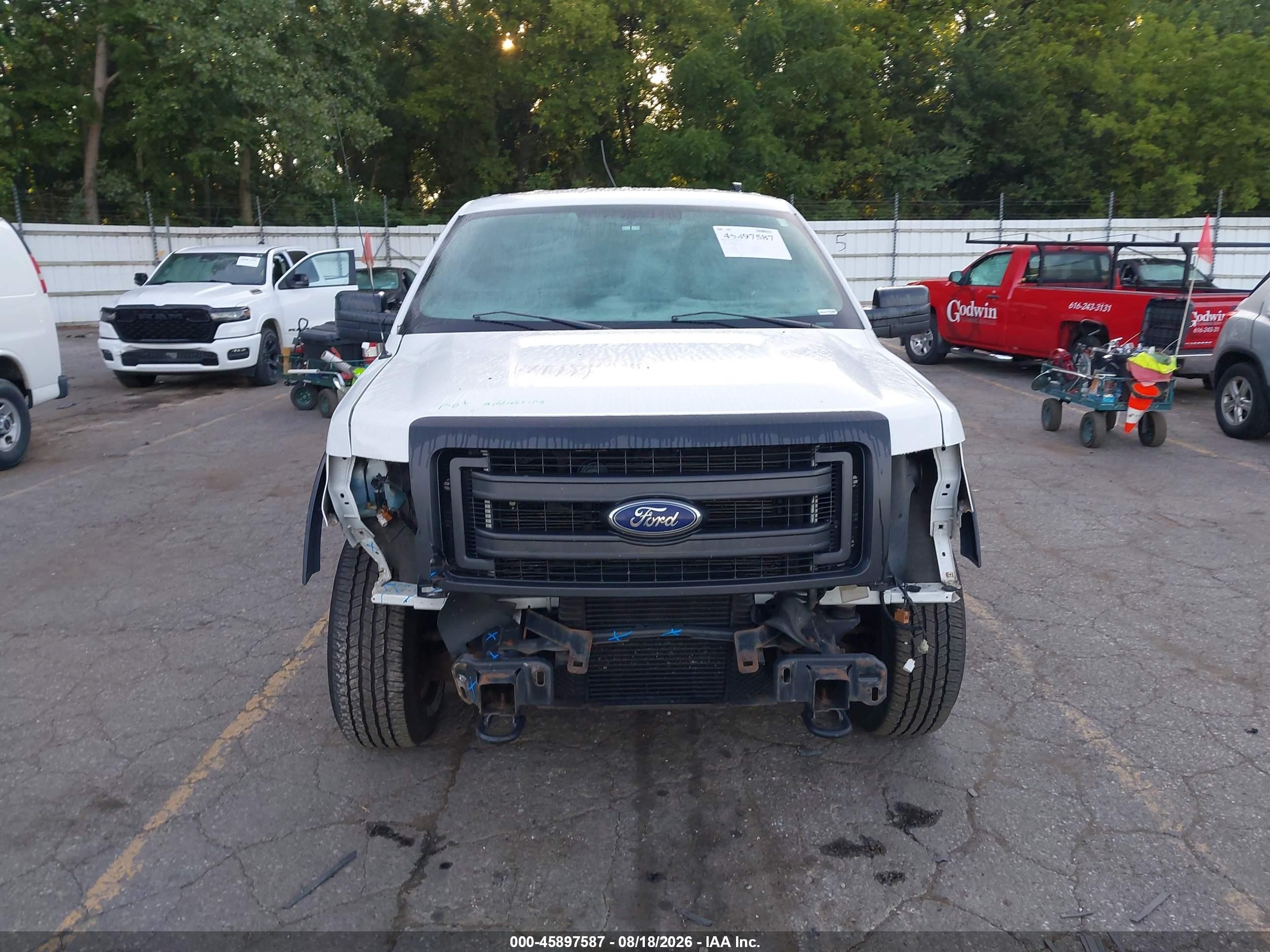 2013 Ford F-150 Xl White vin: 1FTFW1ET3DKD66319