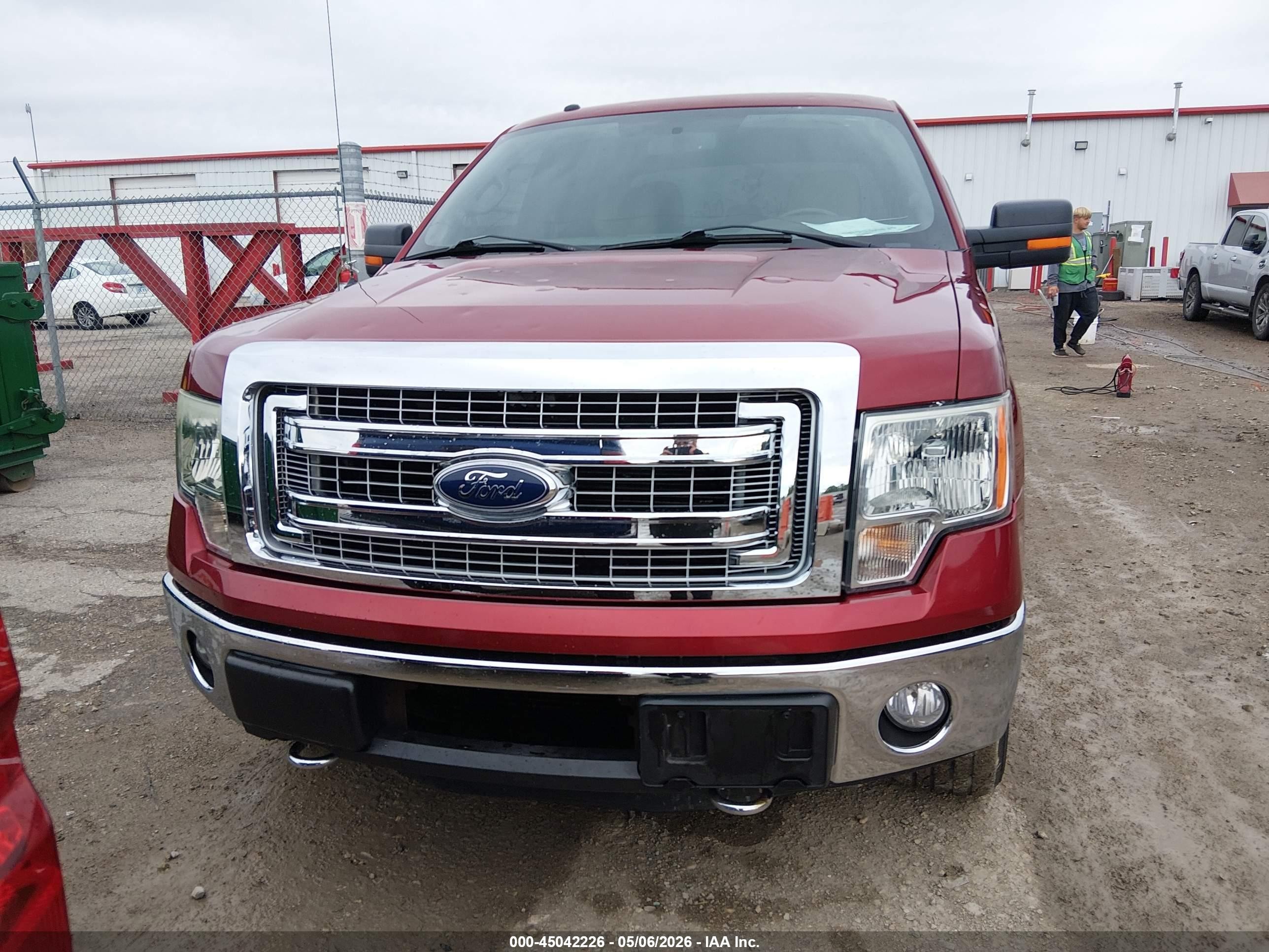 2013 Ford F-150 Xlt Red vin: 1FTFW1ET3DKD72928