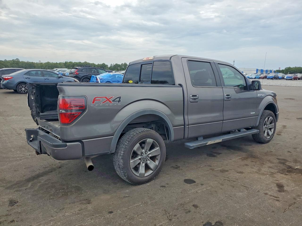 2013 Ford F150 Supercrew Gray vin: 1FTFW1ET3DKE49362