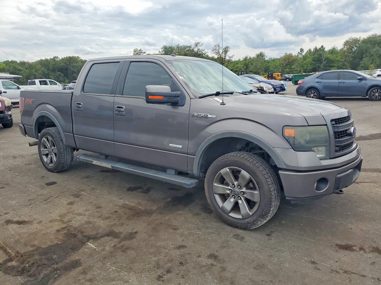 2013 Ford F150 Supercrew Gray vin: 1FTFW1ET3DKE49362
