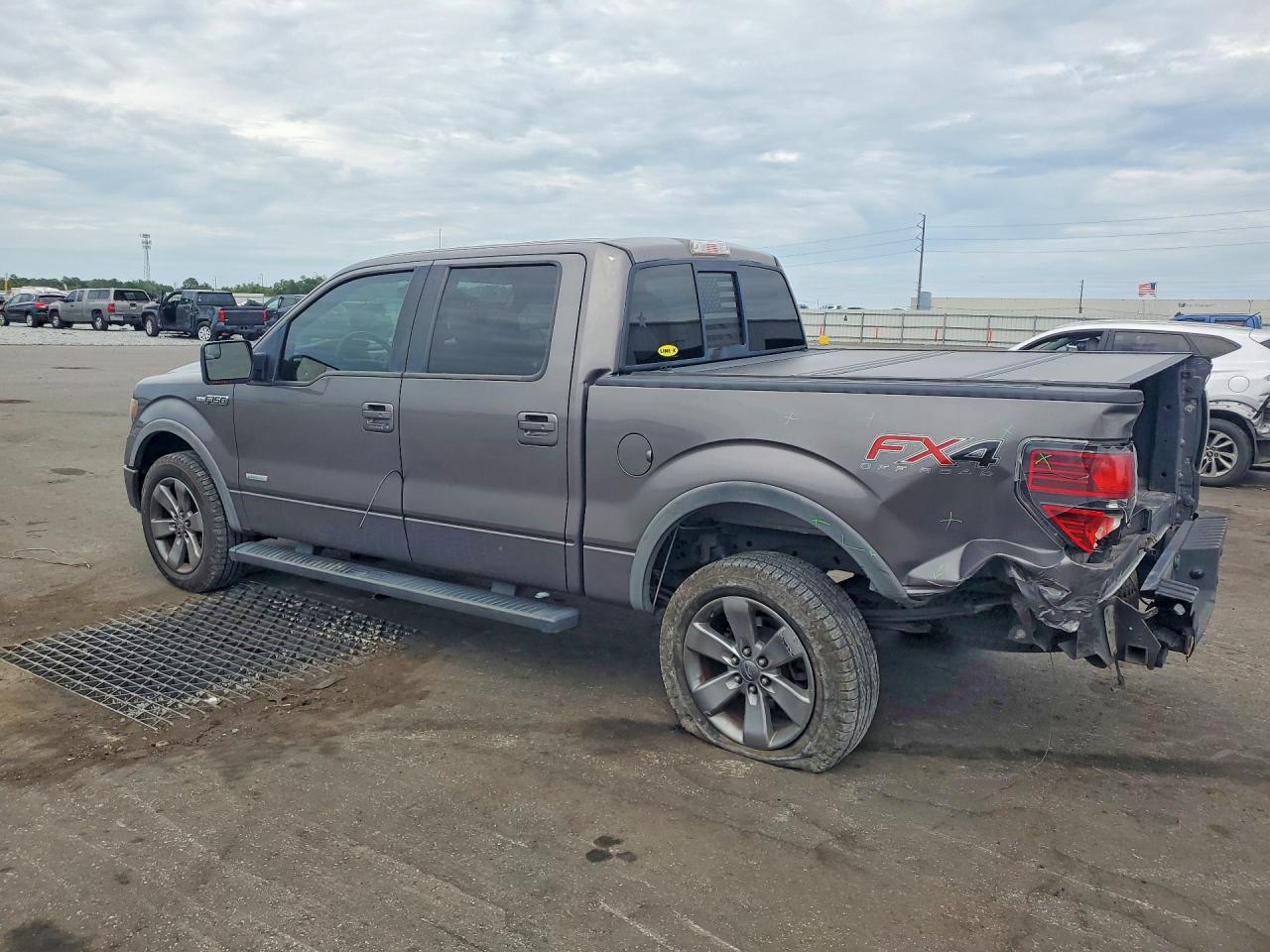 2013 Ford F150 Supercrew Gray vin: 1FTFW1ET3DKE49362