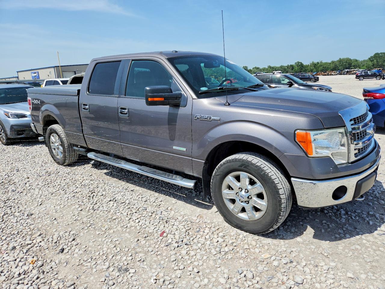 2013 Ford F150 Supercrew Gray vin: 1FTFW1ET3DKF59635