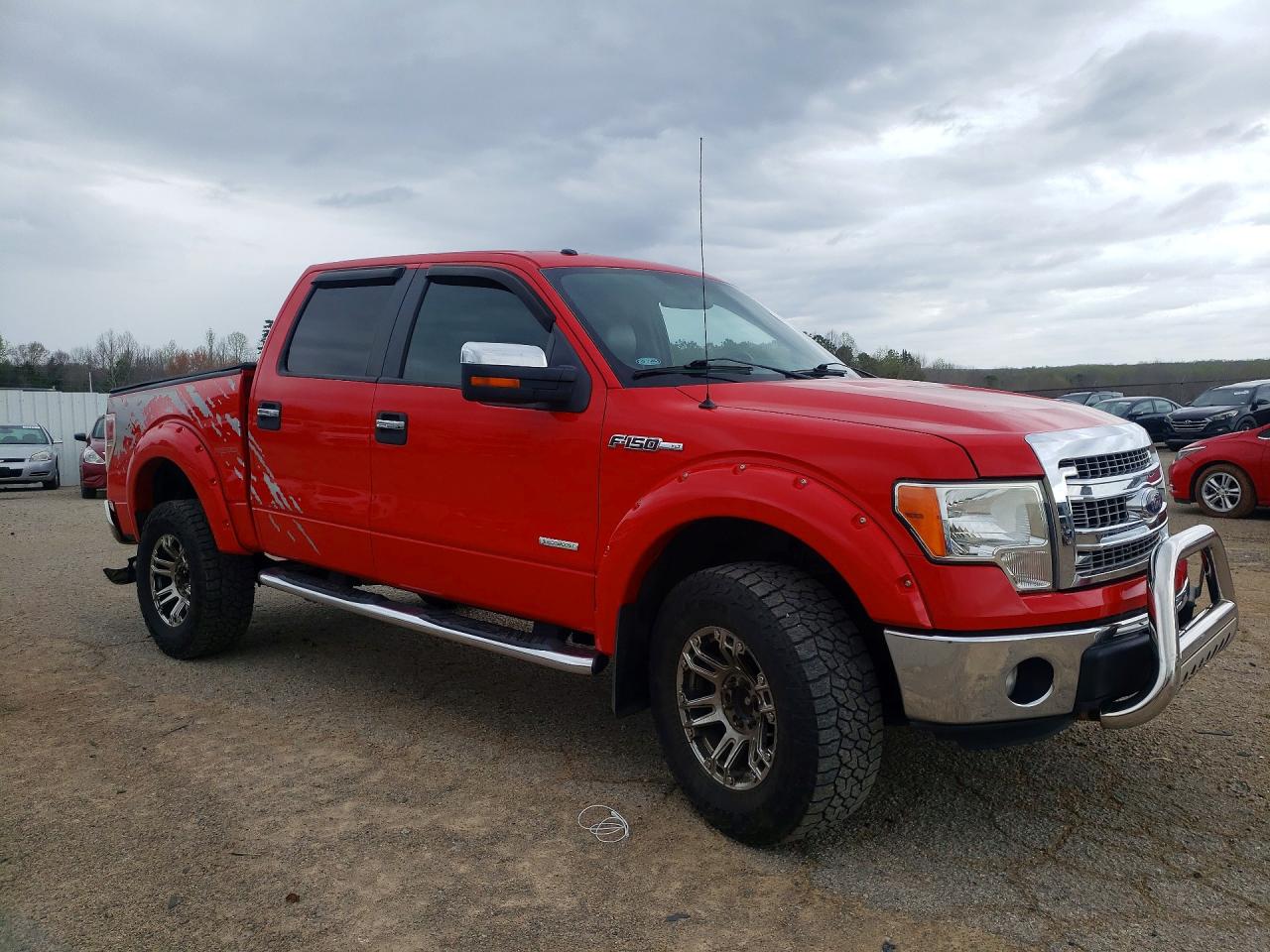 2013 Ford F-150 Red vin: 1FTFW1ET3DKF64124