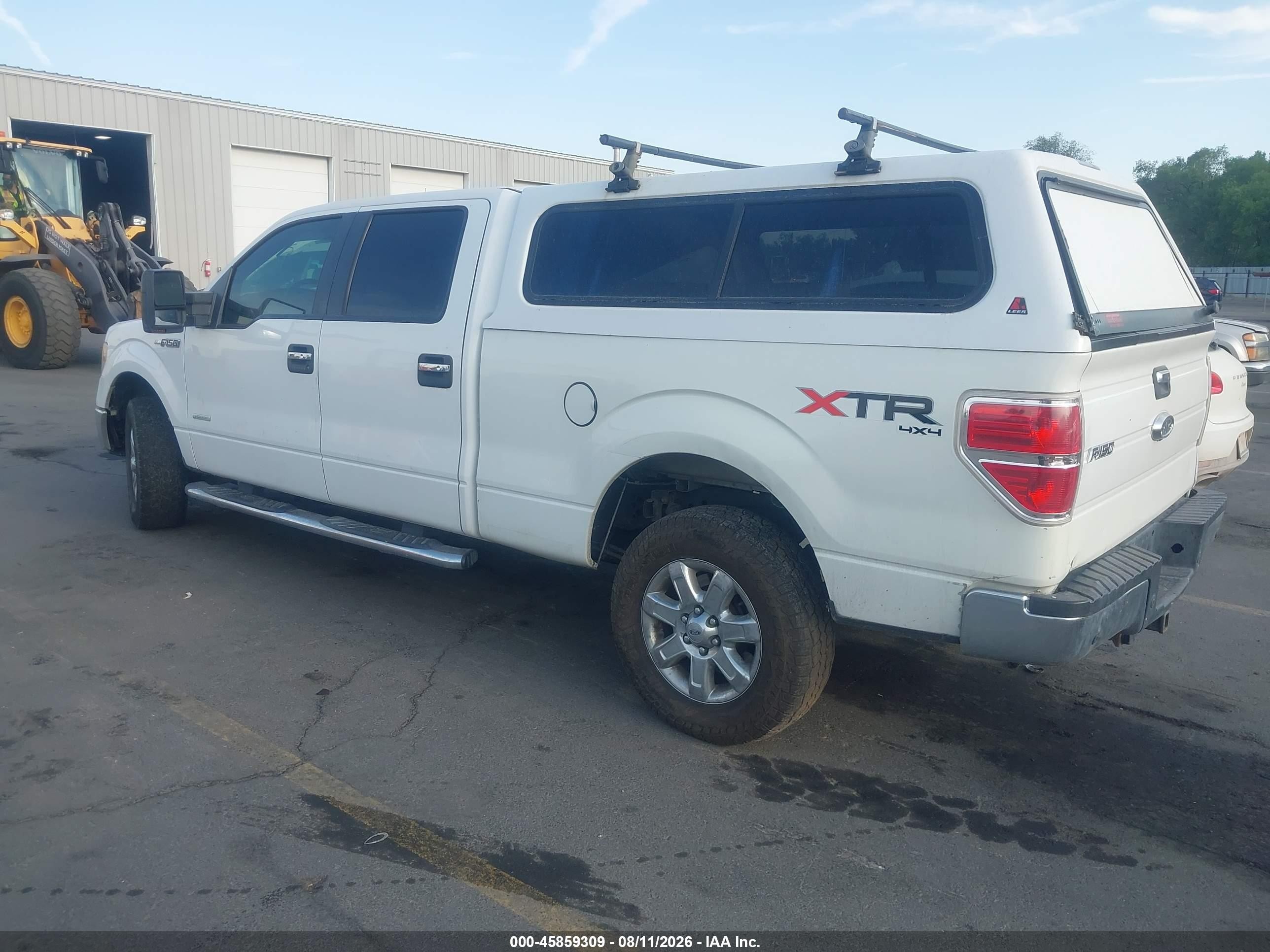 2013 Ford F-150 Xlt White vin: 1FTFW1ET3DKF68495
