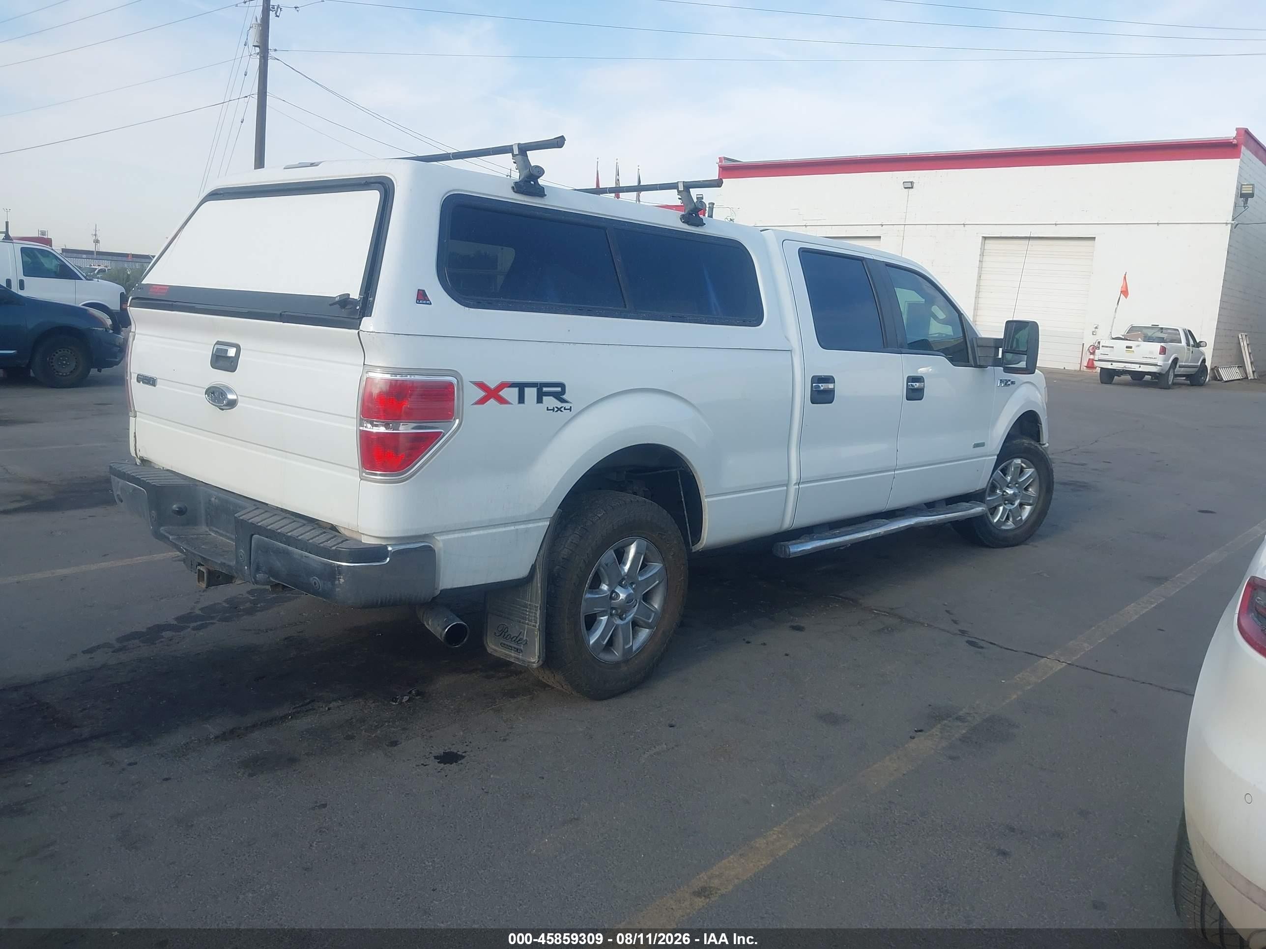 2013 Ford F-150 Xlt White vin: 1FTFW1ET3DKF68495