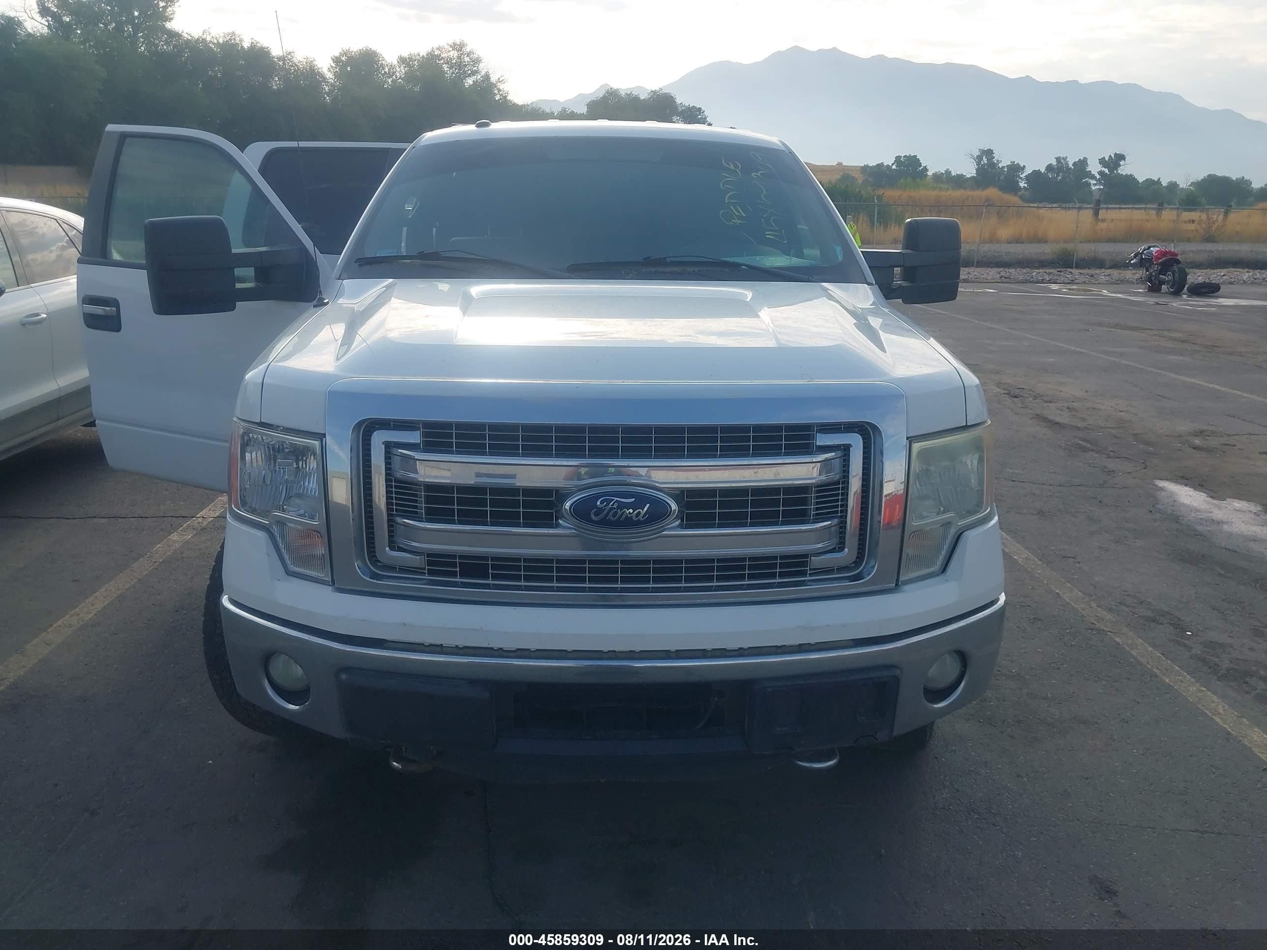 2013 Ford F-150 Xlt White vin: 1FTFW1ET3DKF68495
