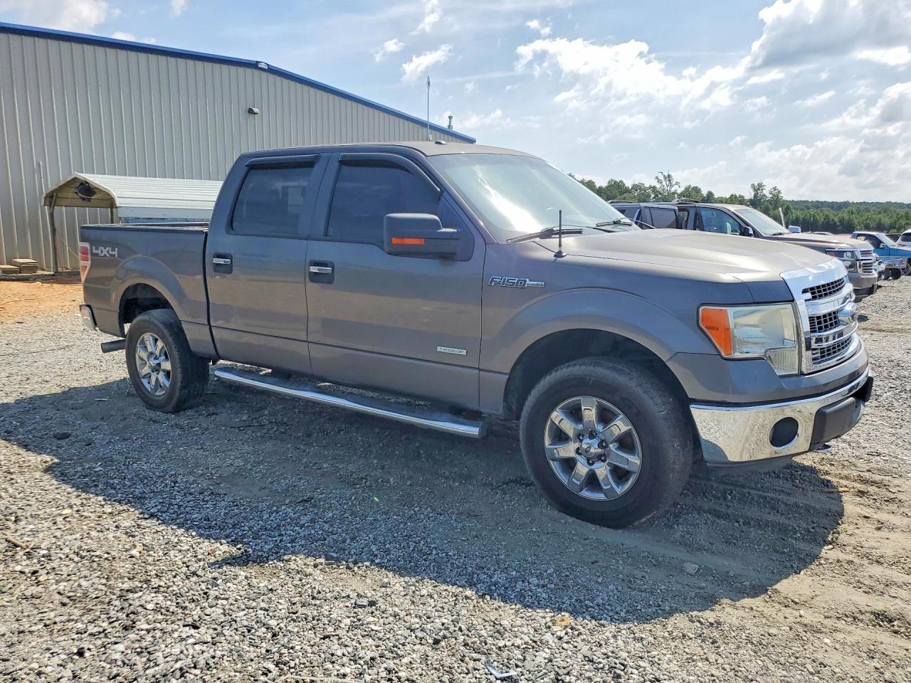 2013 Ford F150 Supercrew Gray vin: 1FTFW1ET3DKG38657