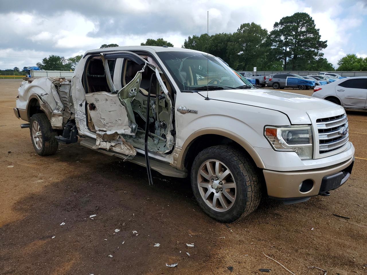 2013 Ford F150 Supercrew White vin: 1FTFW1ET3DKG46791