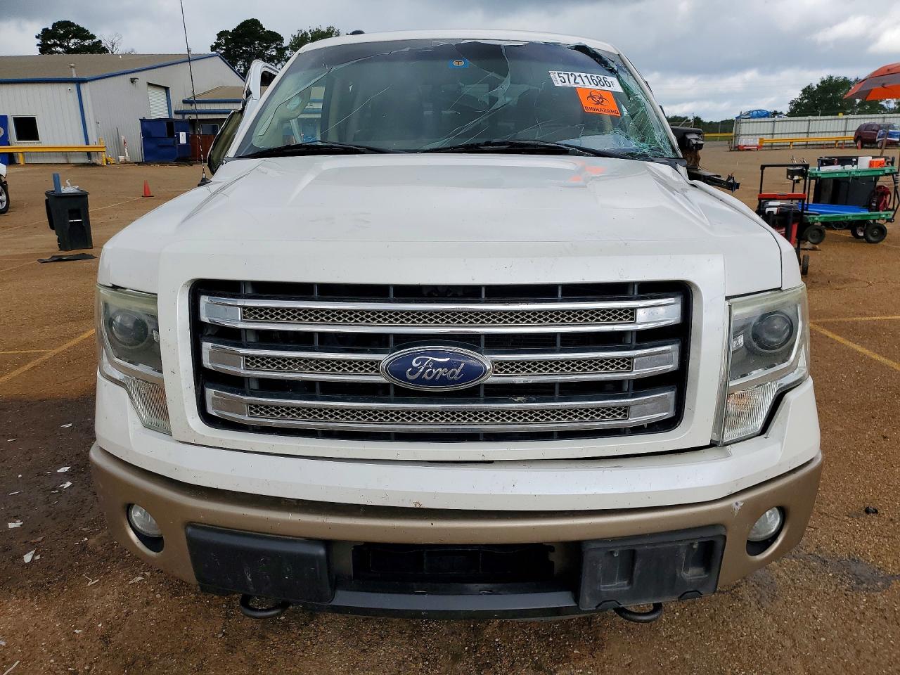 2013 Ford F150 Supercrew White vin: 1FTFW1ET3DKG46791