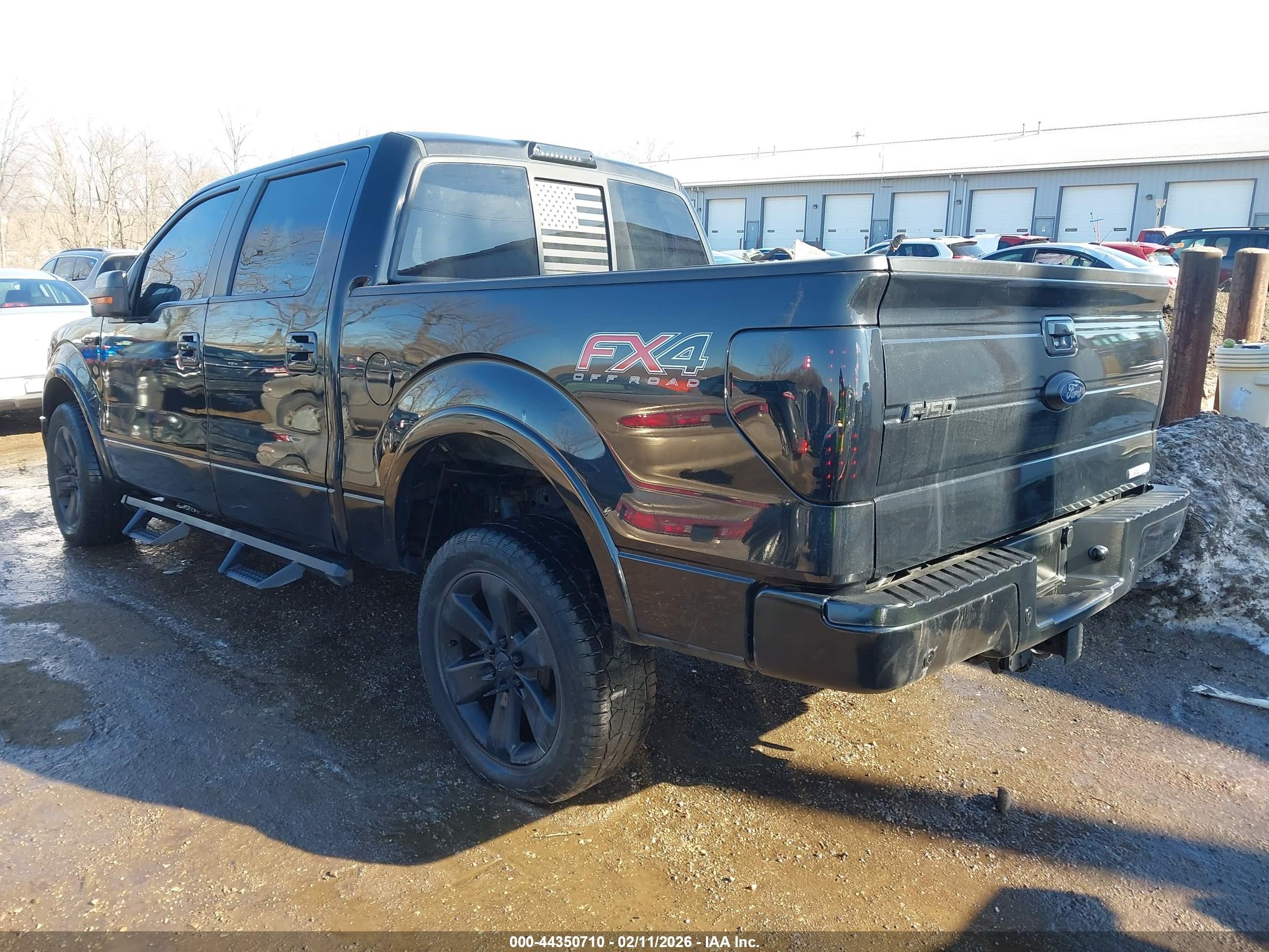 2014 Ford F-150 Fx4 Black vin: 1FTFW1ET3EFB12796