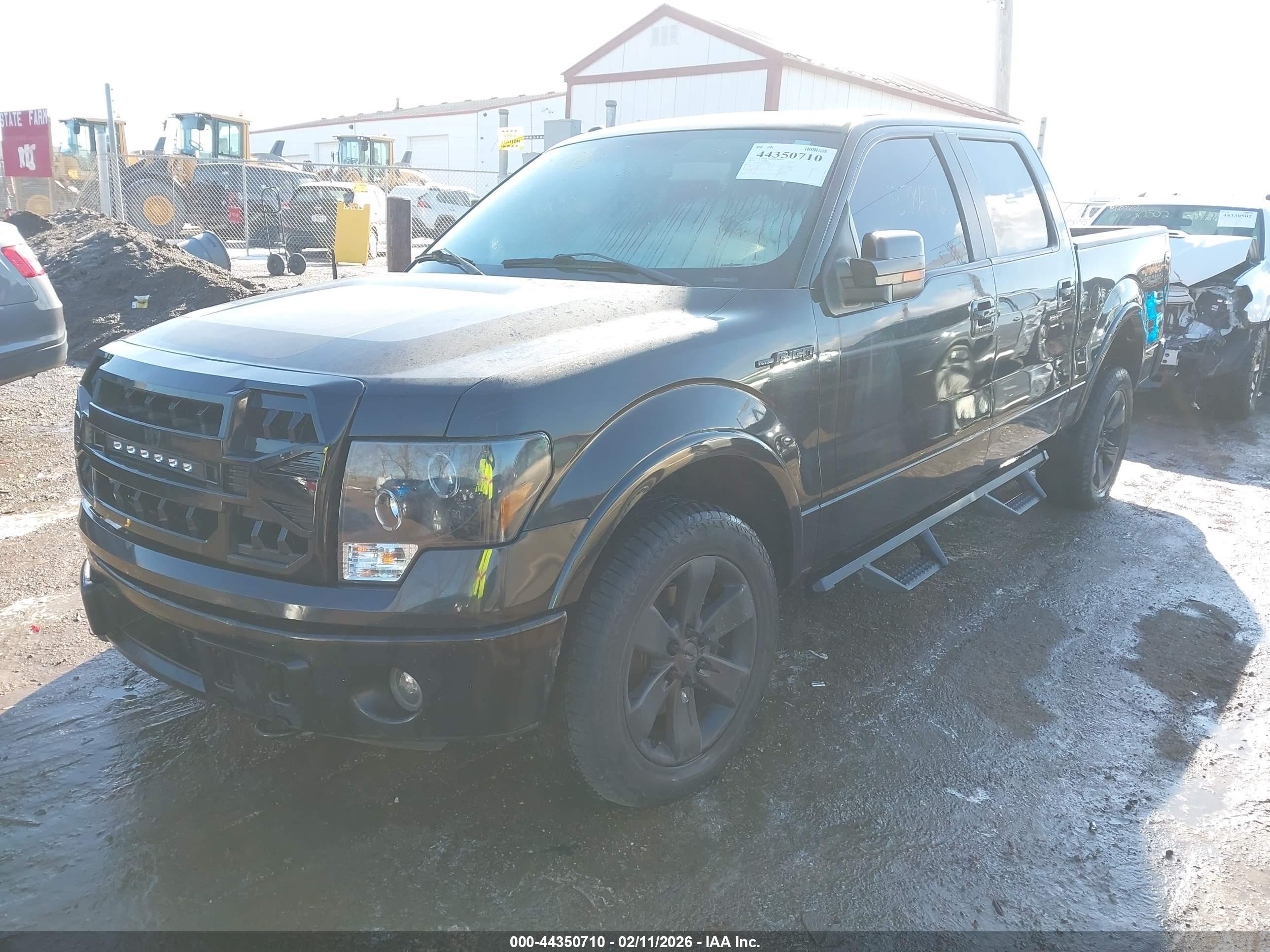 2014 Ford F-150 Fx4 Black vin: 1FTFW1ET3EFB12796
