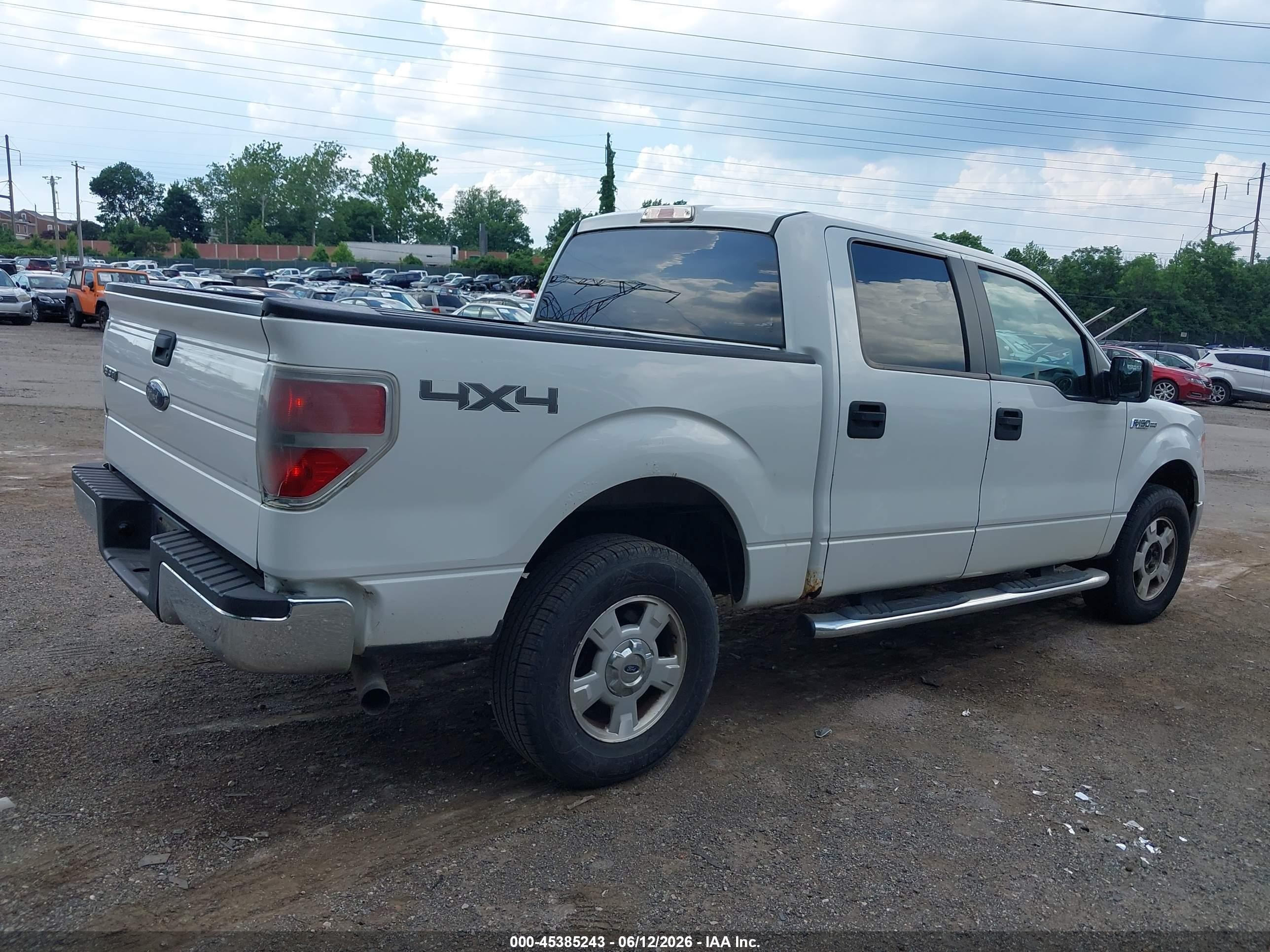 2014 Ford F-150 Xlt White vin: 1FTFW1ET3EFB32434