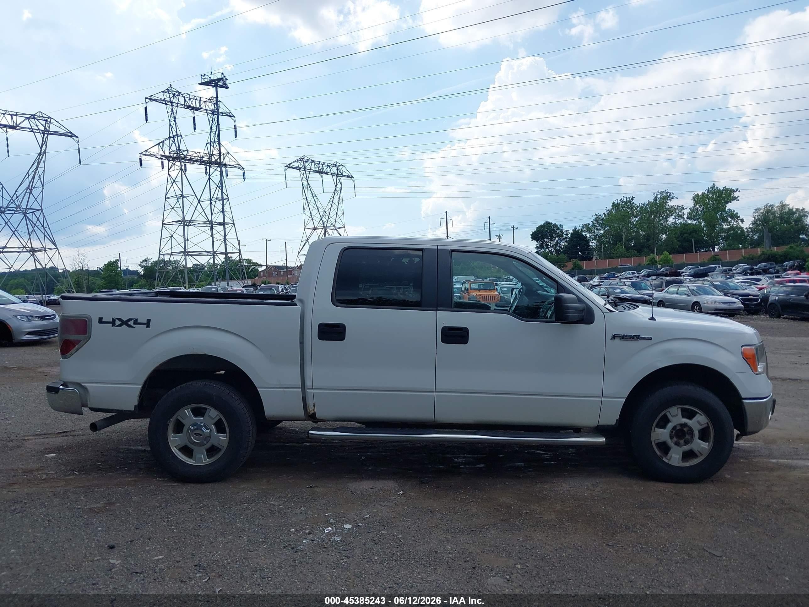 2014 Ford F-150 Xlt White vin: 1FTFW1ET3EFB32434