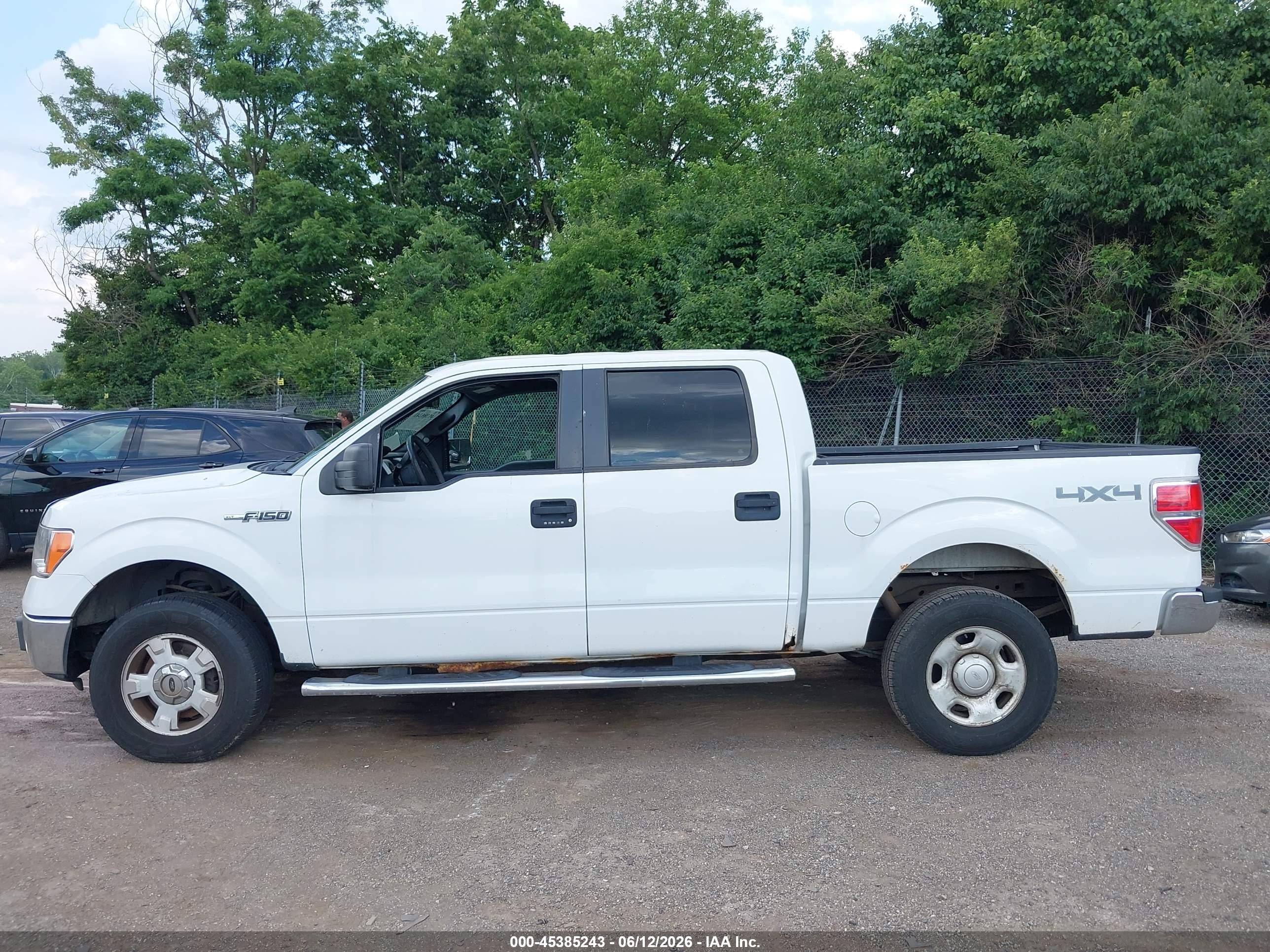 2014 Ford F-150 Xlt White vin: 1FTFW1ET3EFB32434