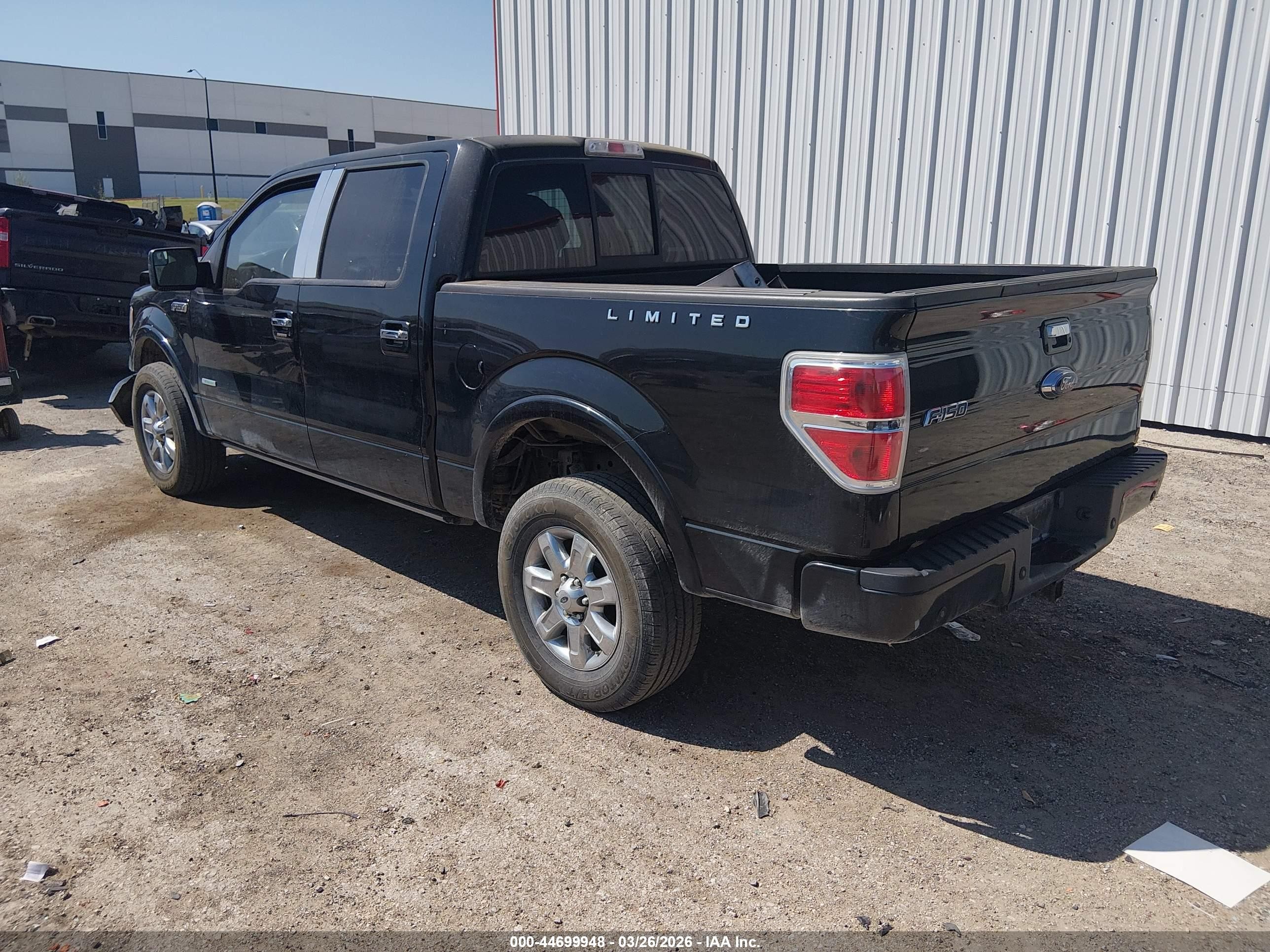 2014 Ford F-150 Limited Black vin: 1FTFW1ET3EFB78359