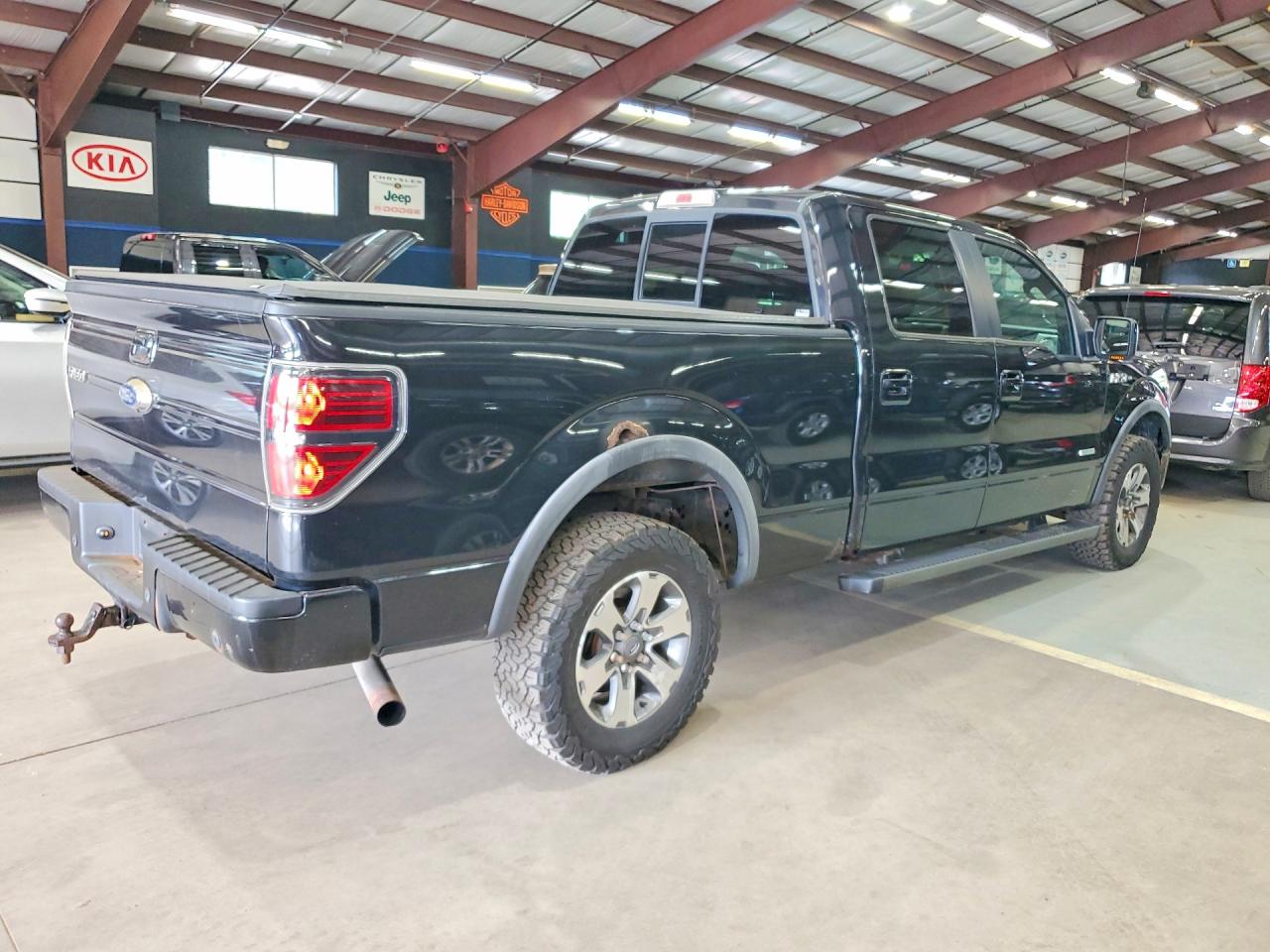 2014 Ford F150 Supercrew Black vin: 1FTFW1ET3EFB80385