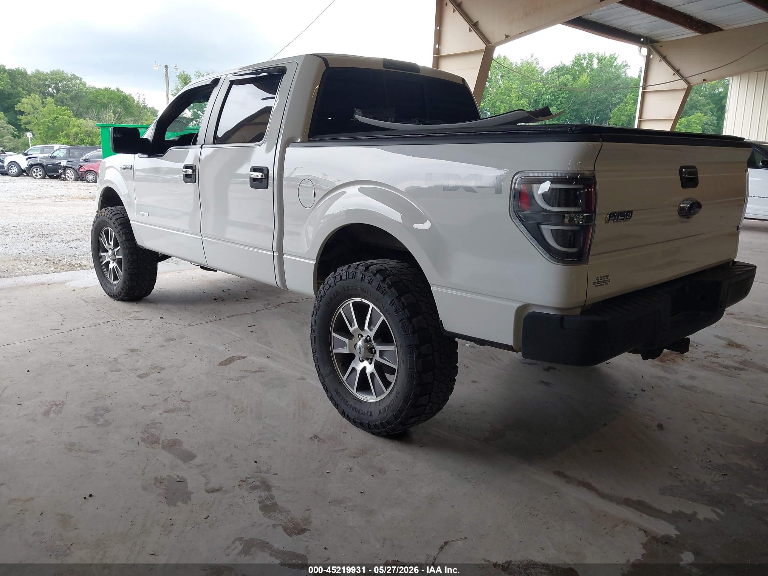 2014 Ford F-150 Xlt White vin: 1FTFW1ET3EFC14745