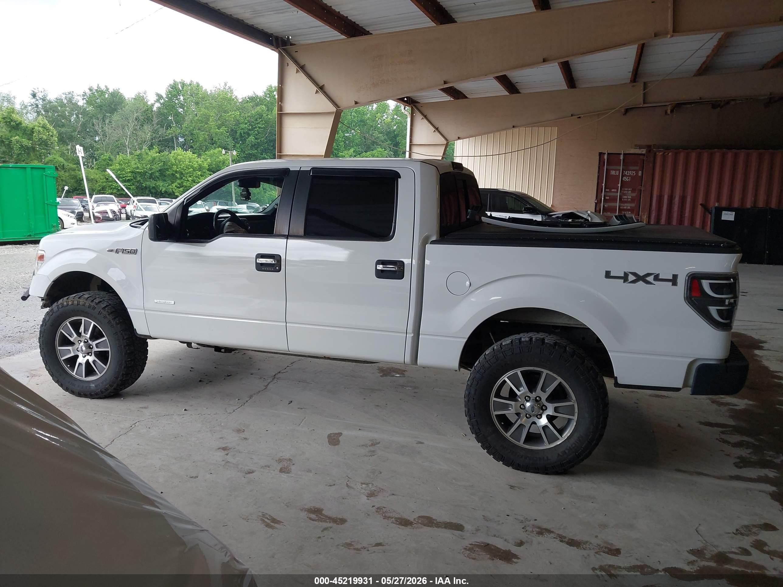 2014 Ford F-150 Xlt White vin: 1FTFW1ET3EFC14745