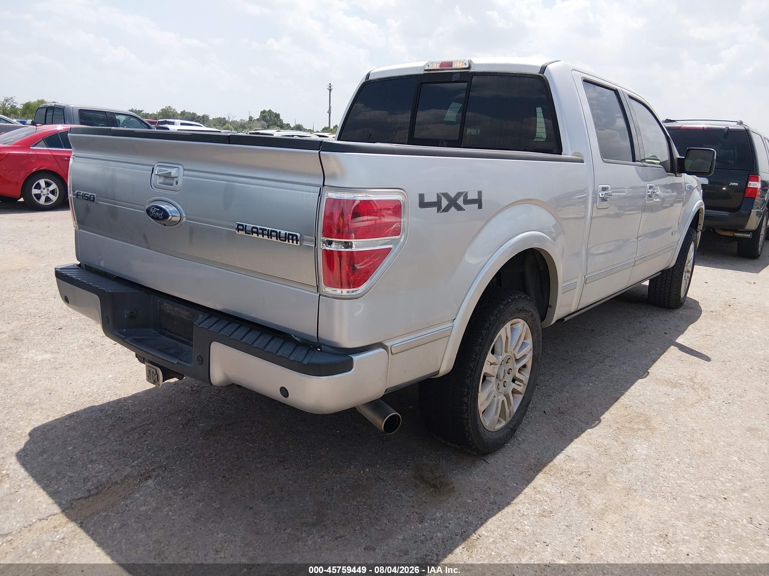 2014 Ford F-150 Platinum Silver vin: 1FTFW1ET3EFC50211