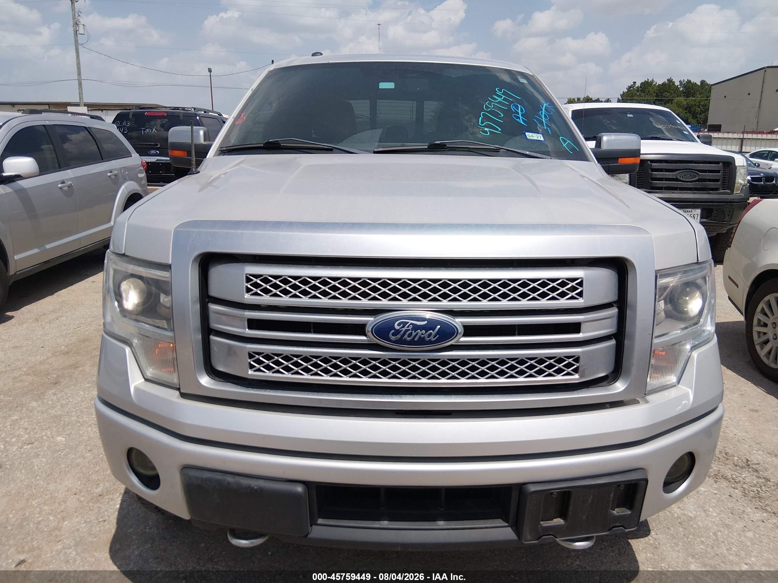 2014 Ford F-150 Platinum Silver vin: 1FTFW1ET3EFC50211