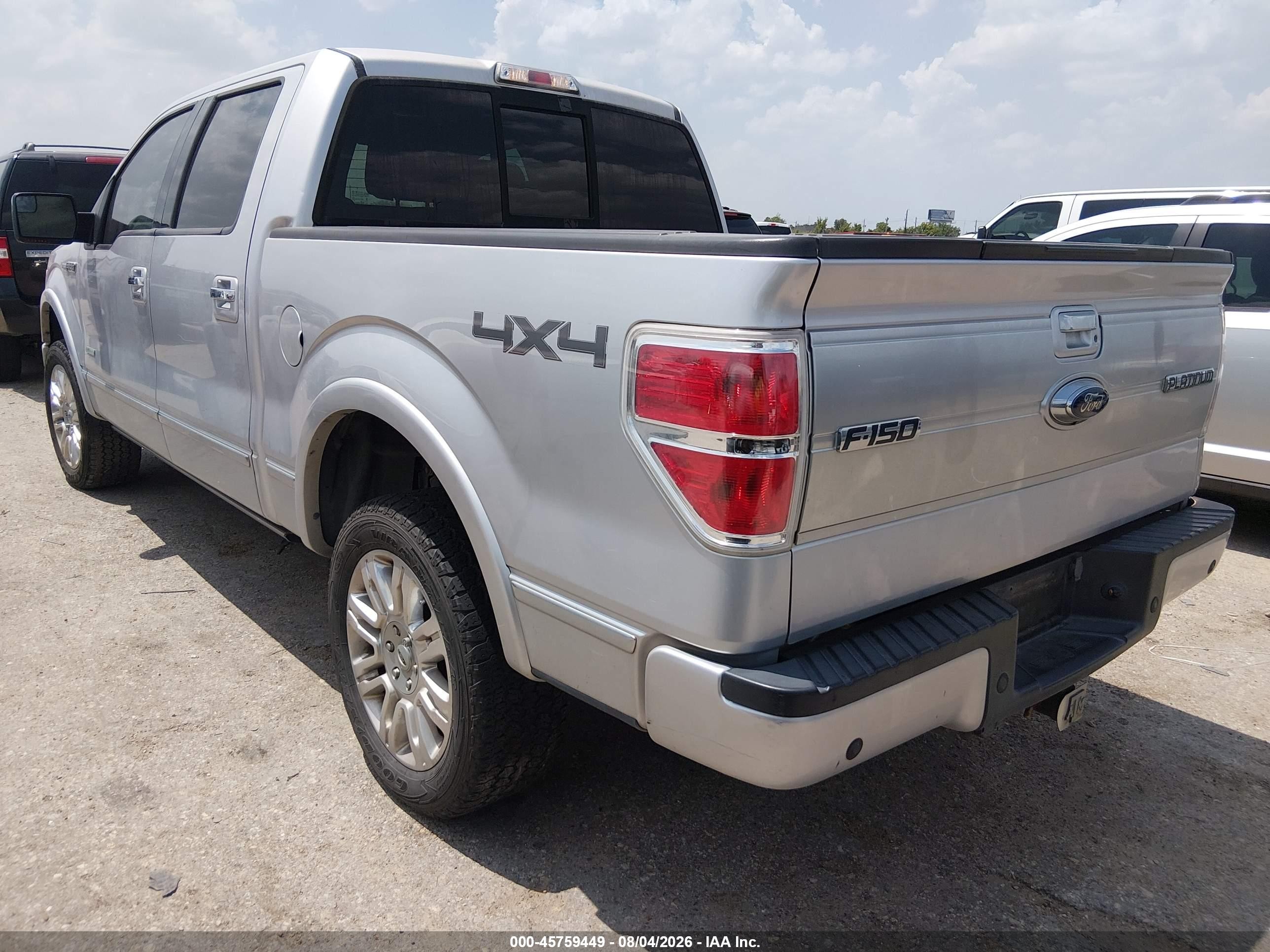2014 Ford F-150 Platinum Silver vin: 1FTFW1ET3EFC50211