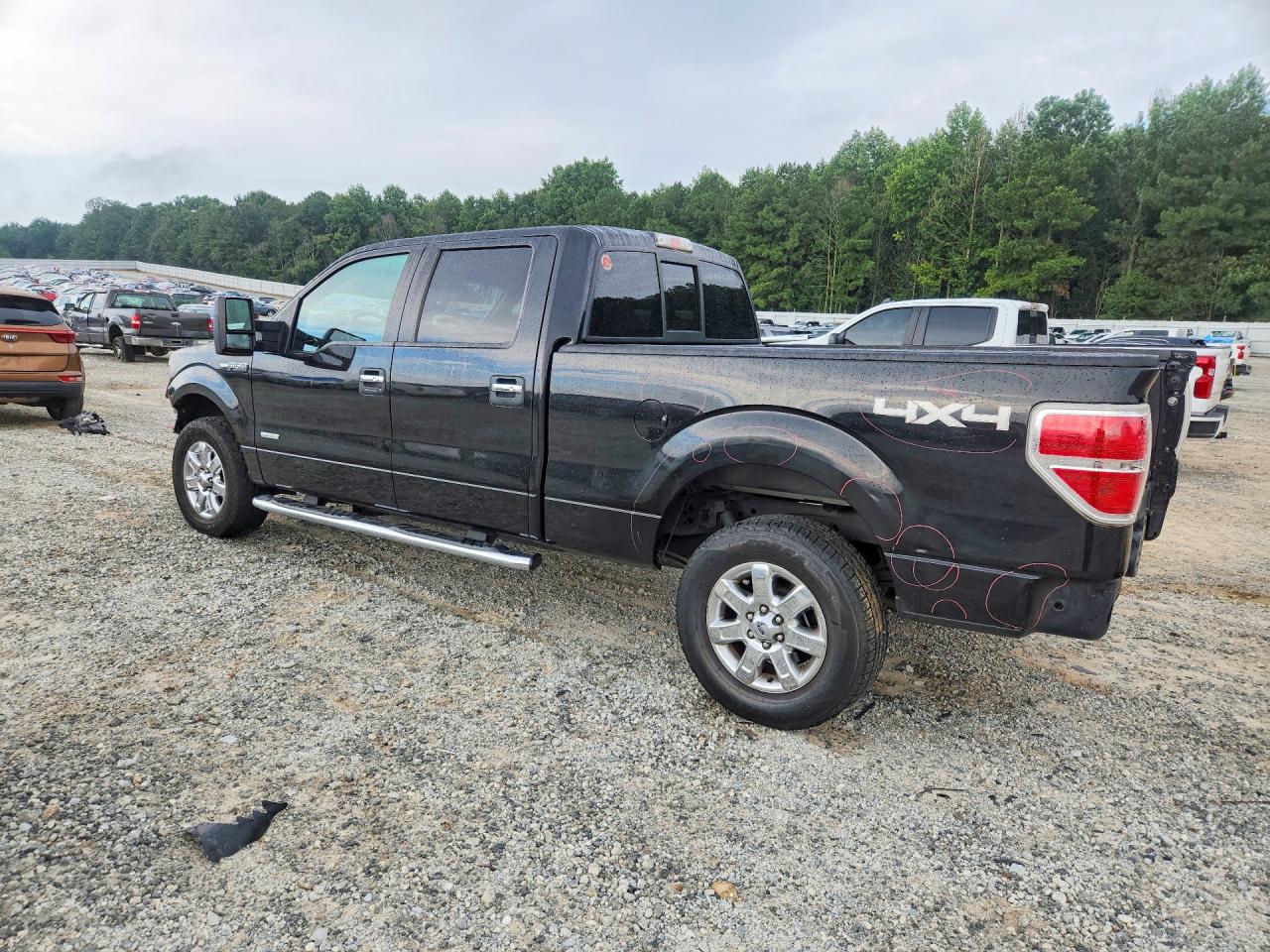 2014 Ford F150 Supercrew Black vin: 1FTFW1ET3EFC68045