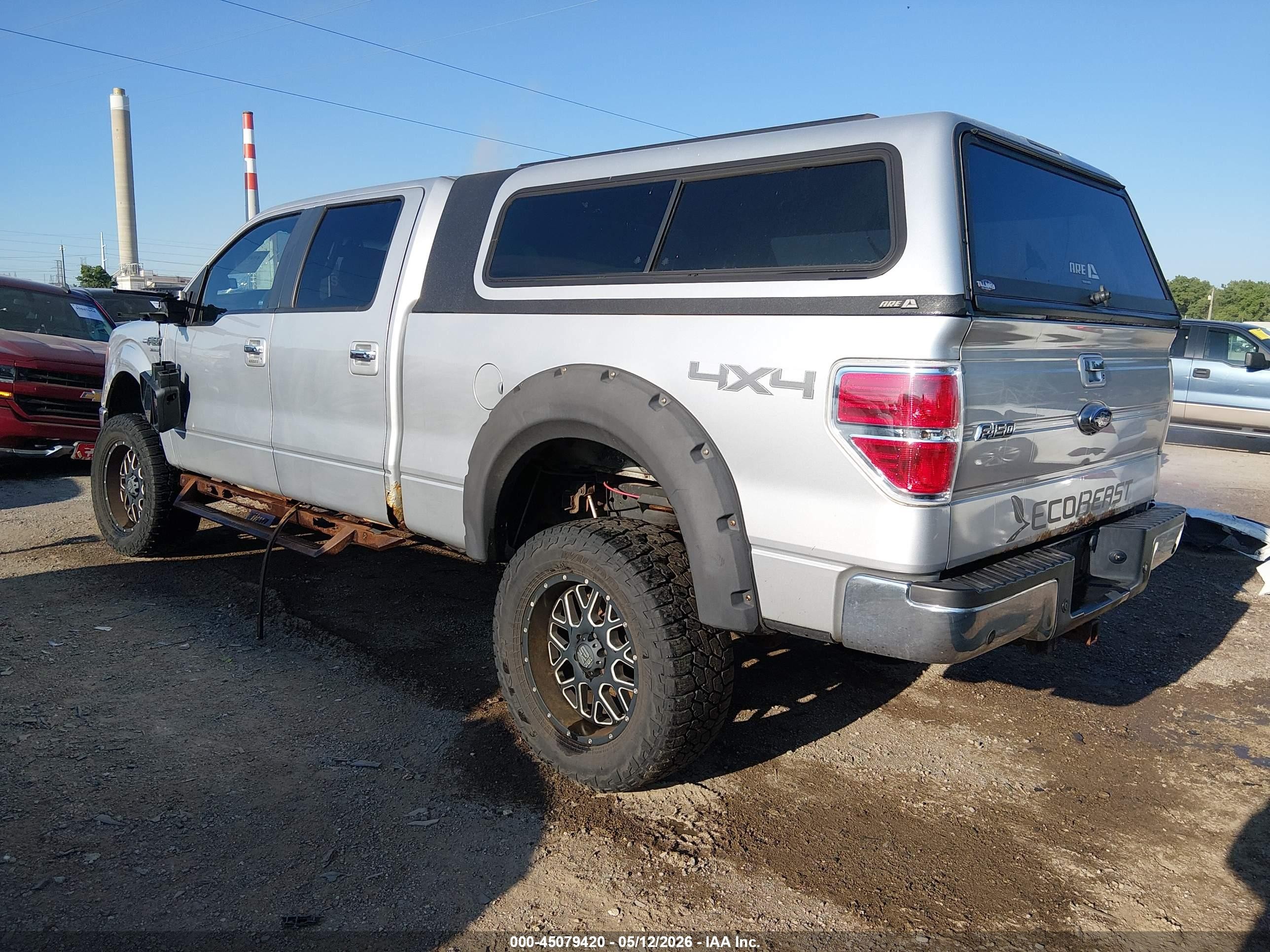 2014 Ford F-150 Lariat Silver vin: 1FTFW1ET3EFC98288