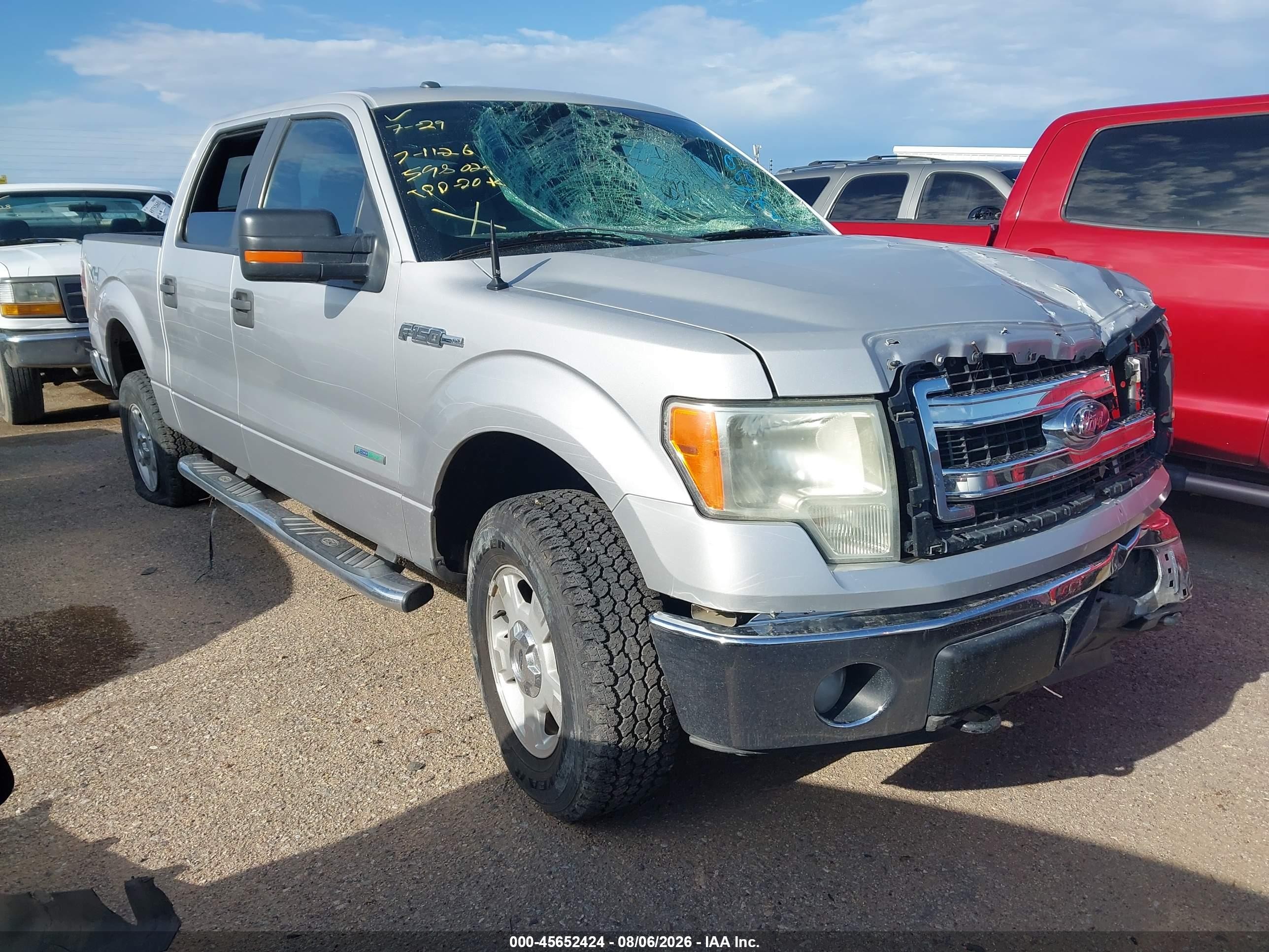 2014 Ford F-150 Xlt Silver vin: 1FTFW1ET3EKD32429