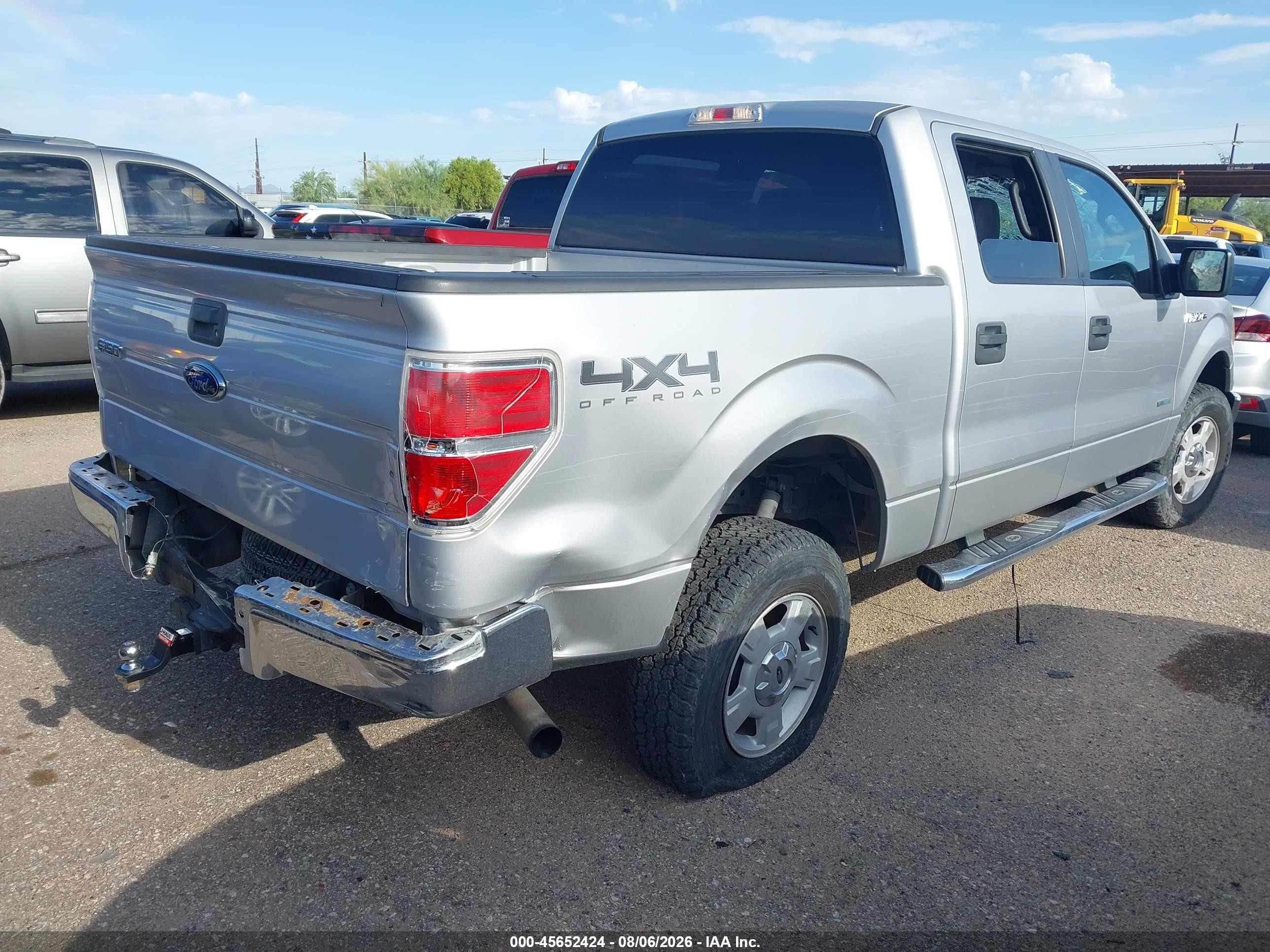 2014 Ford F-150 Xlt Серебряный vin: 1FTFW1ET3EKD32429