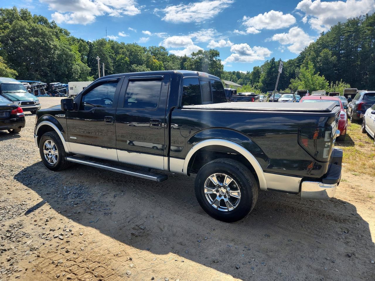 2014 Ford F150 Supercrew Lariat Black vin: 1FTFW1ET3EKD54818