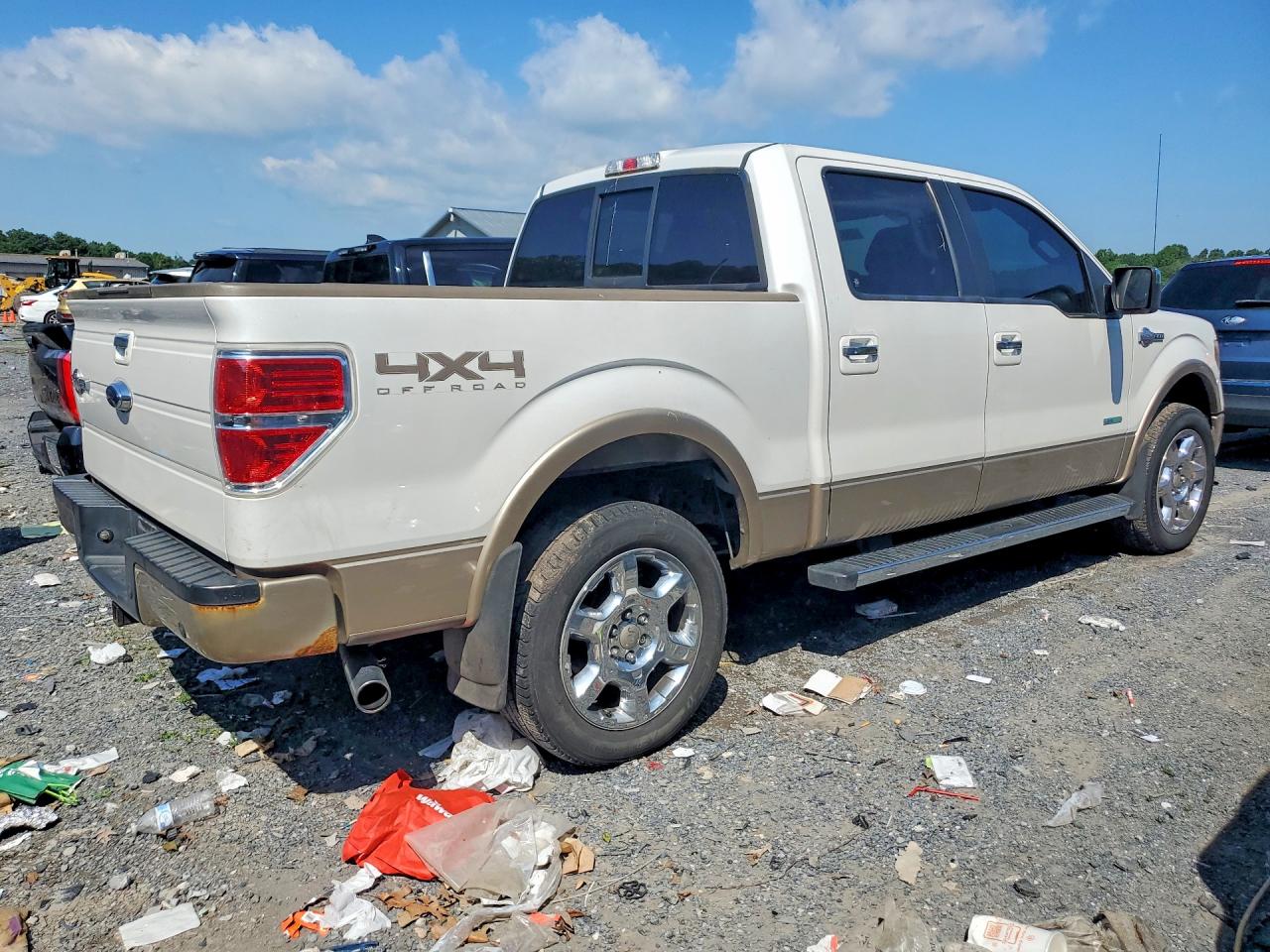 2014 Ford F150 Supercrew White vin: 1FTFW1ET3EKD78424
