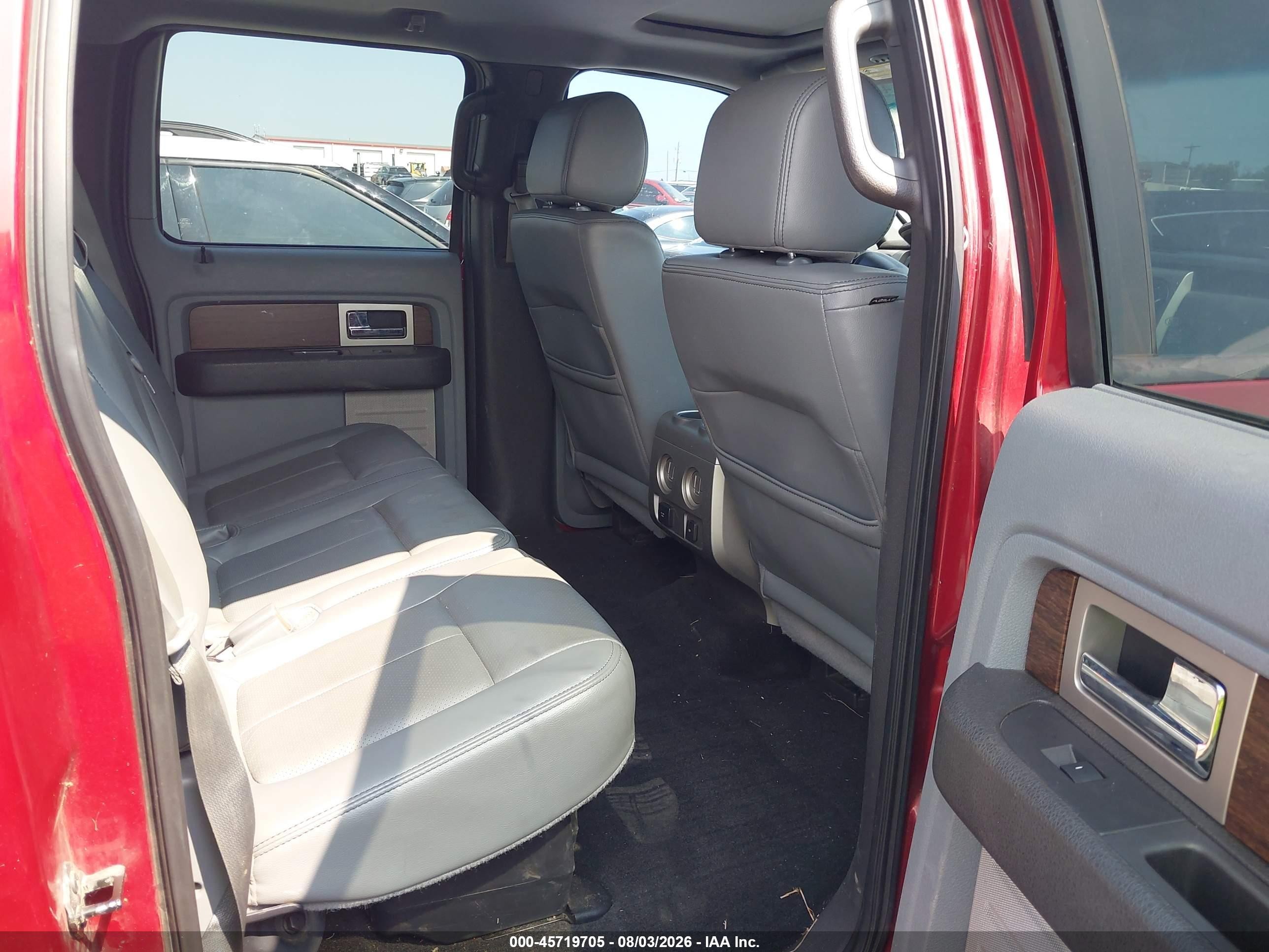 2014 Ford F-150 Lariat Red vin: 1FTFW1ET3EKE61576